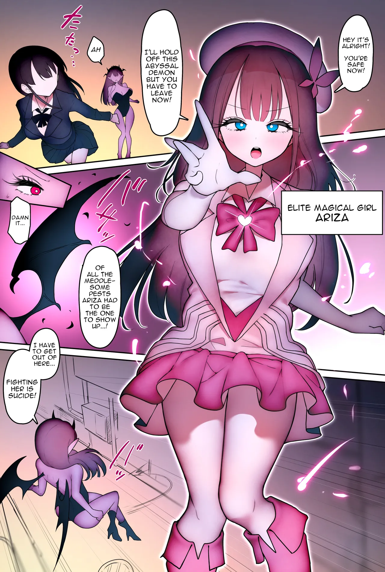 Magical Girl Ariza 〜The Heroine of Justice Falls to Humiliating Masochistic Training〜 page 3