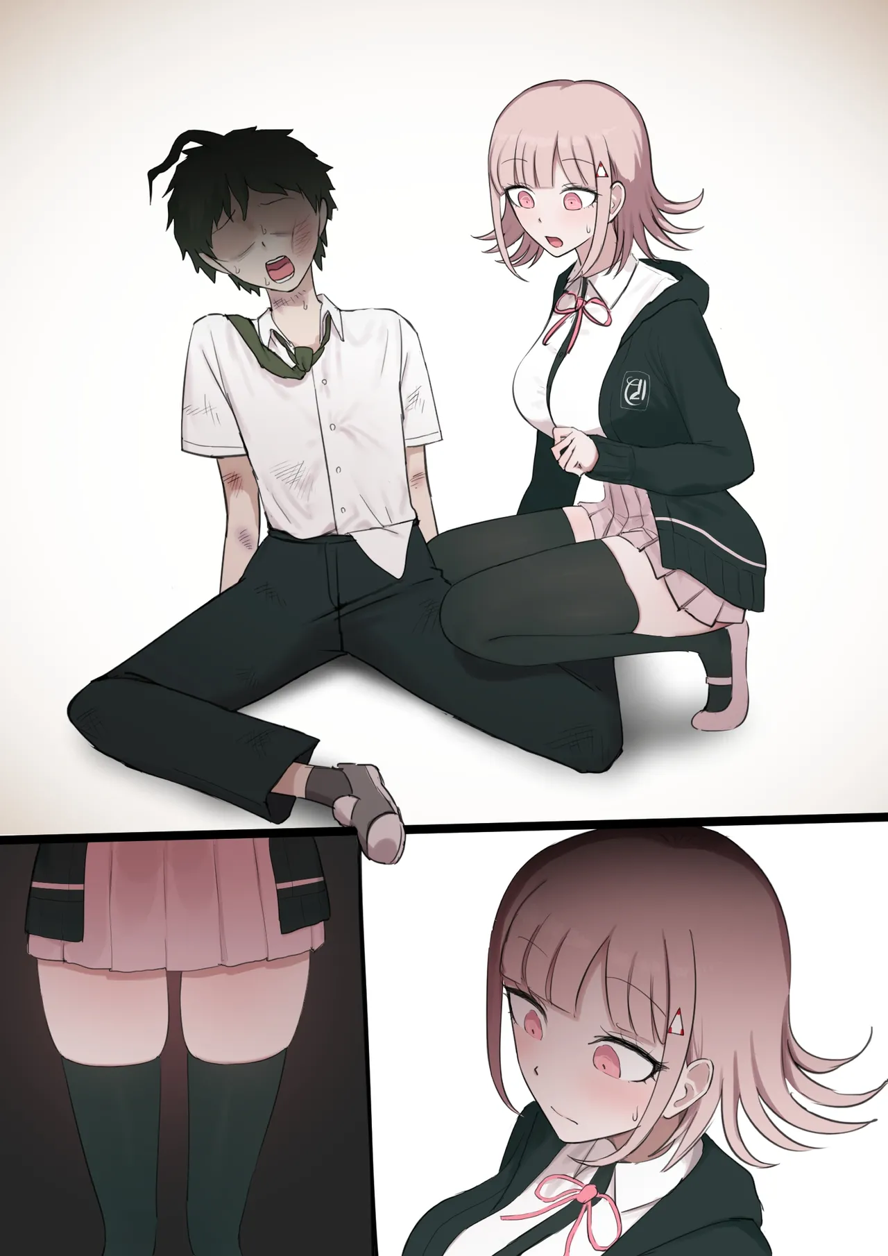 Mahiru x Nanami BBC part 1 + Nanami x Mahiru BBC 2 + Nanami ×BBC 3 page 21