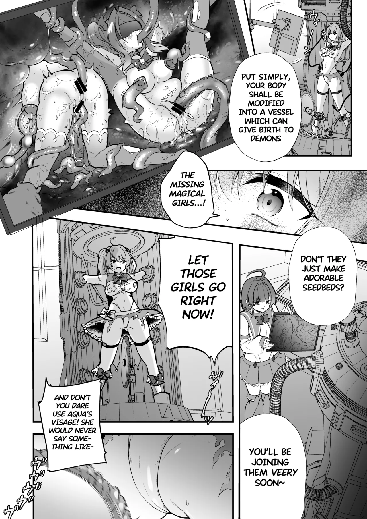 Mahou Shoujo Akuochi Choukyou Lab -Kikaikan Choukyou Hen- page 9