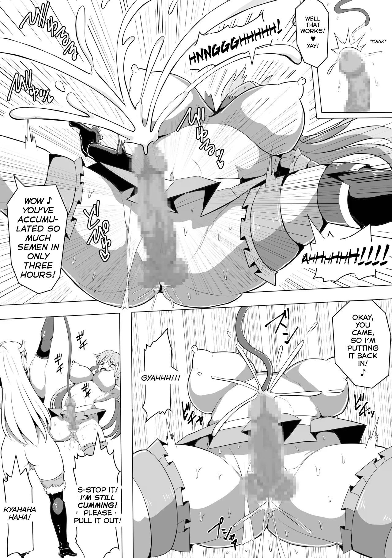 Mahou Shoujo Magical Peach & Blue ~Futanari Shasei Jigoku~ page 11