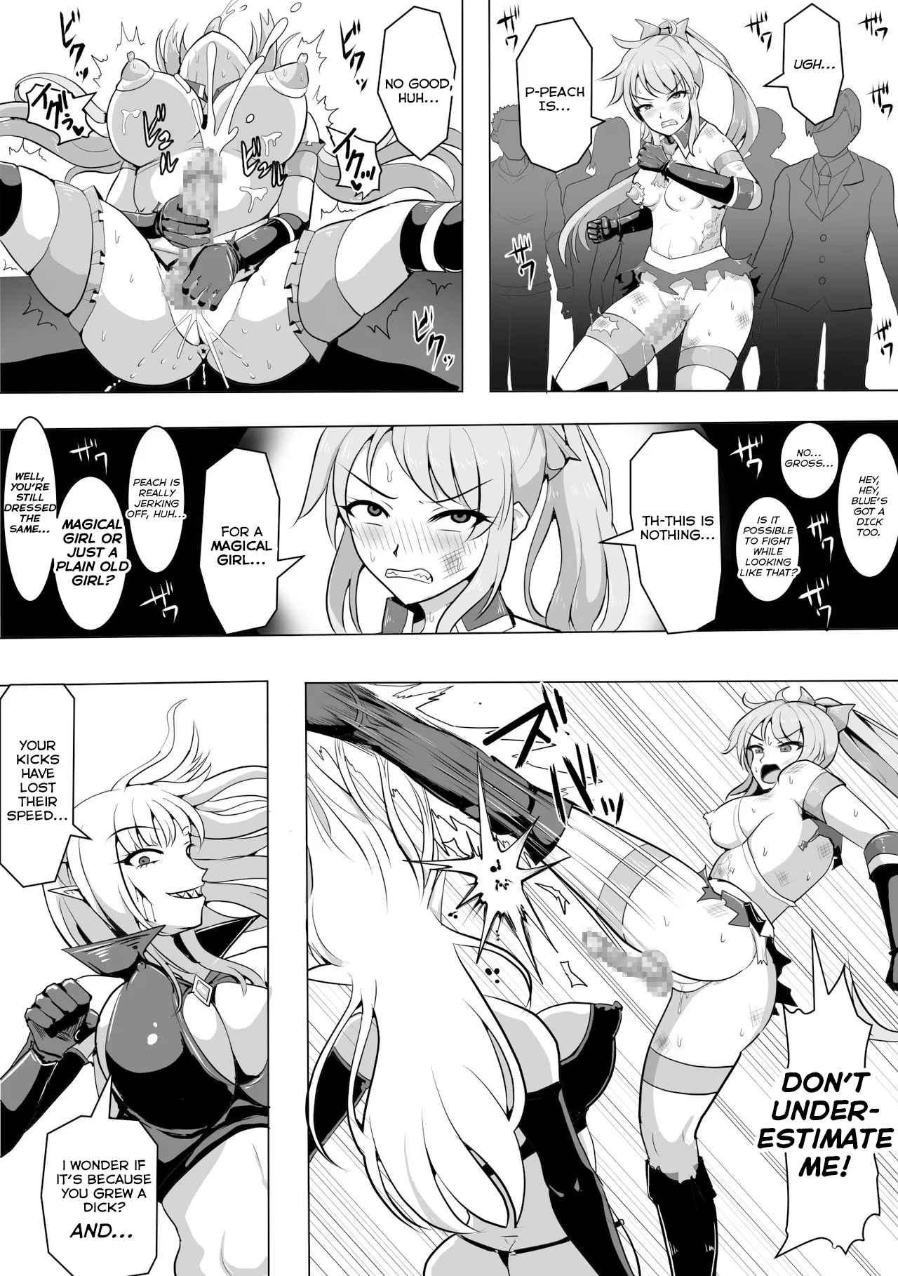 Mahou Shoujo Magical Peach & Blue ~Futanari Shasei Jigoku~ page 20