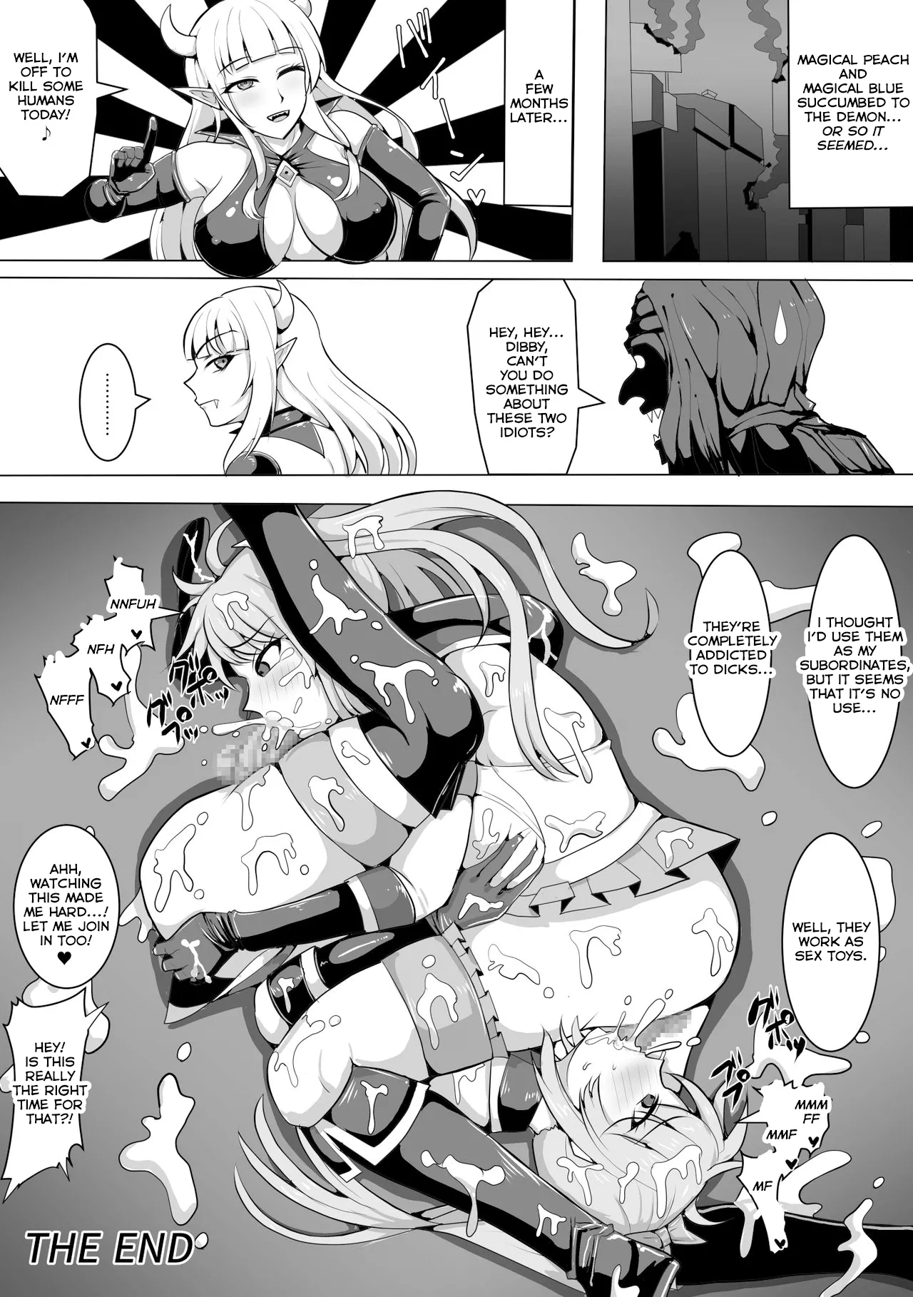 Mahou Shoujo Magical Peach & Blue ~Futanari Shasei Jigoku~ page 31