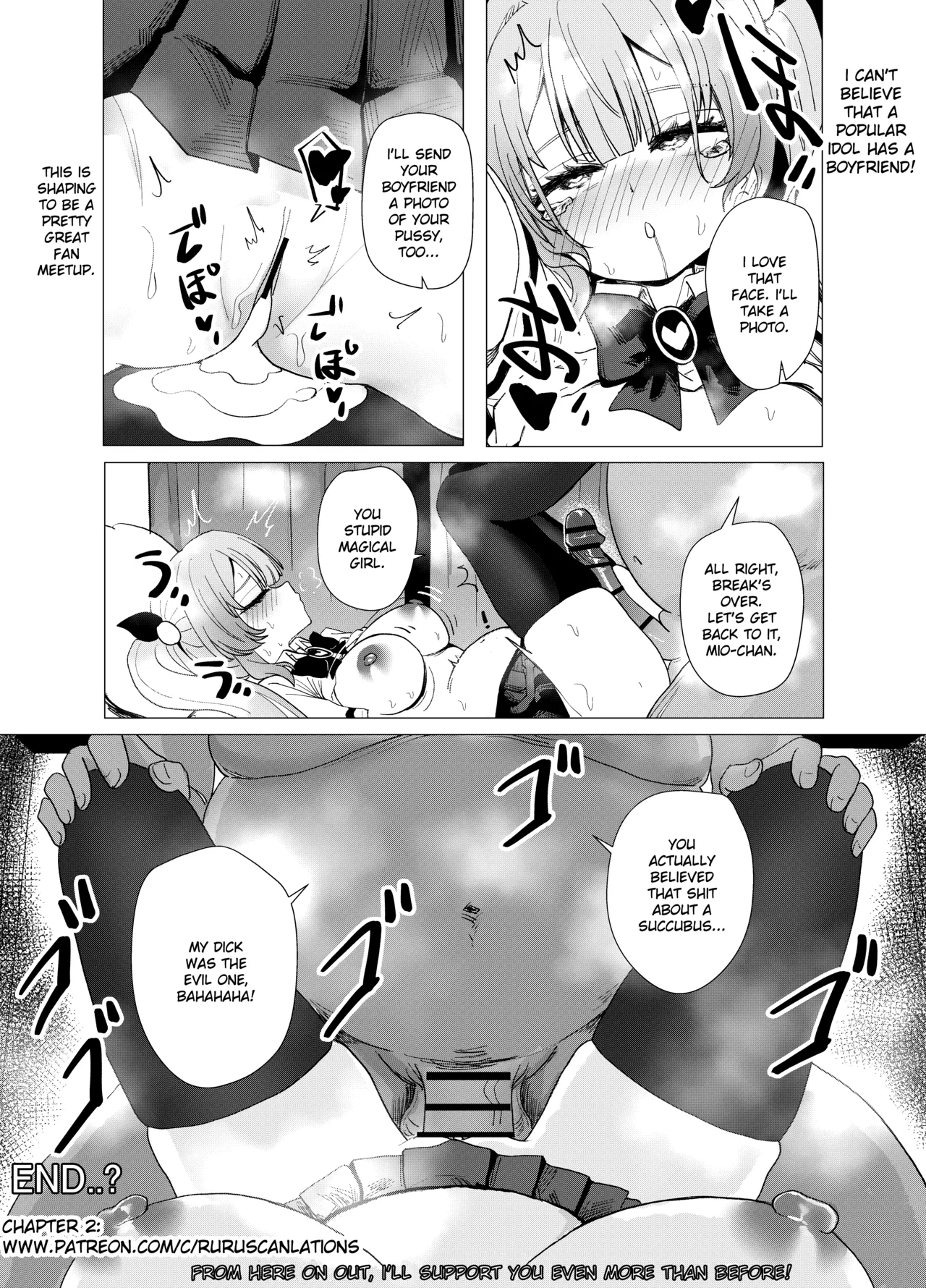 Mahou Shoujo Mio-chan o NTR. Warui Oji-san Kaijin no Yuukai Haiboku page 27