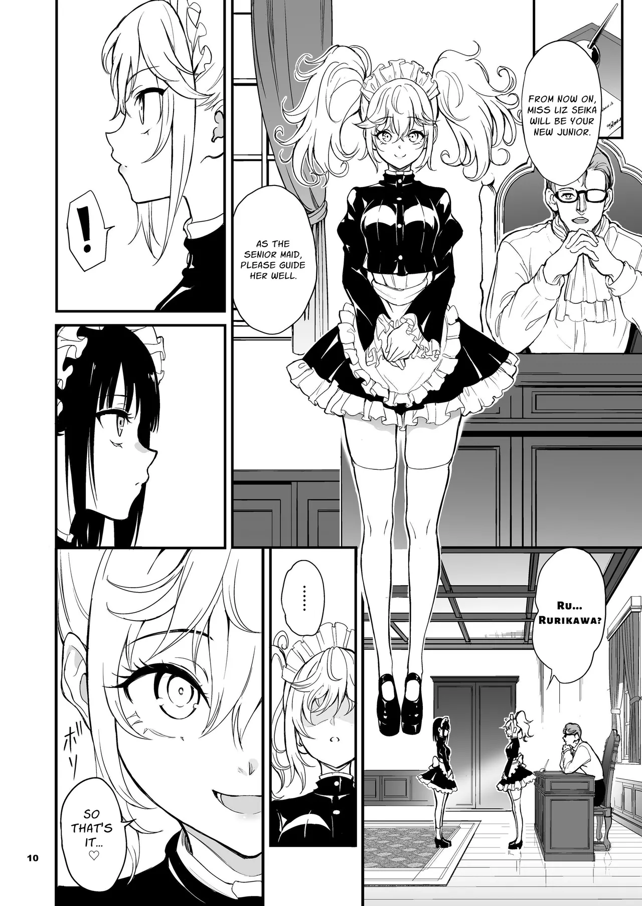 Maid Education 8 - Fallen Aristocrat Rurikawa Tsubaki page 10