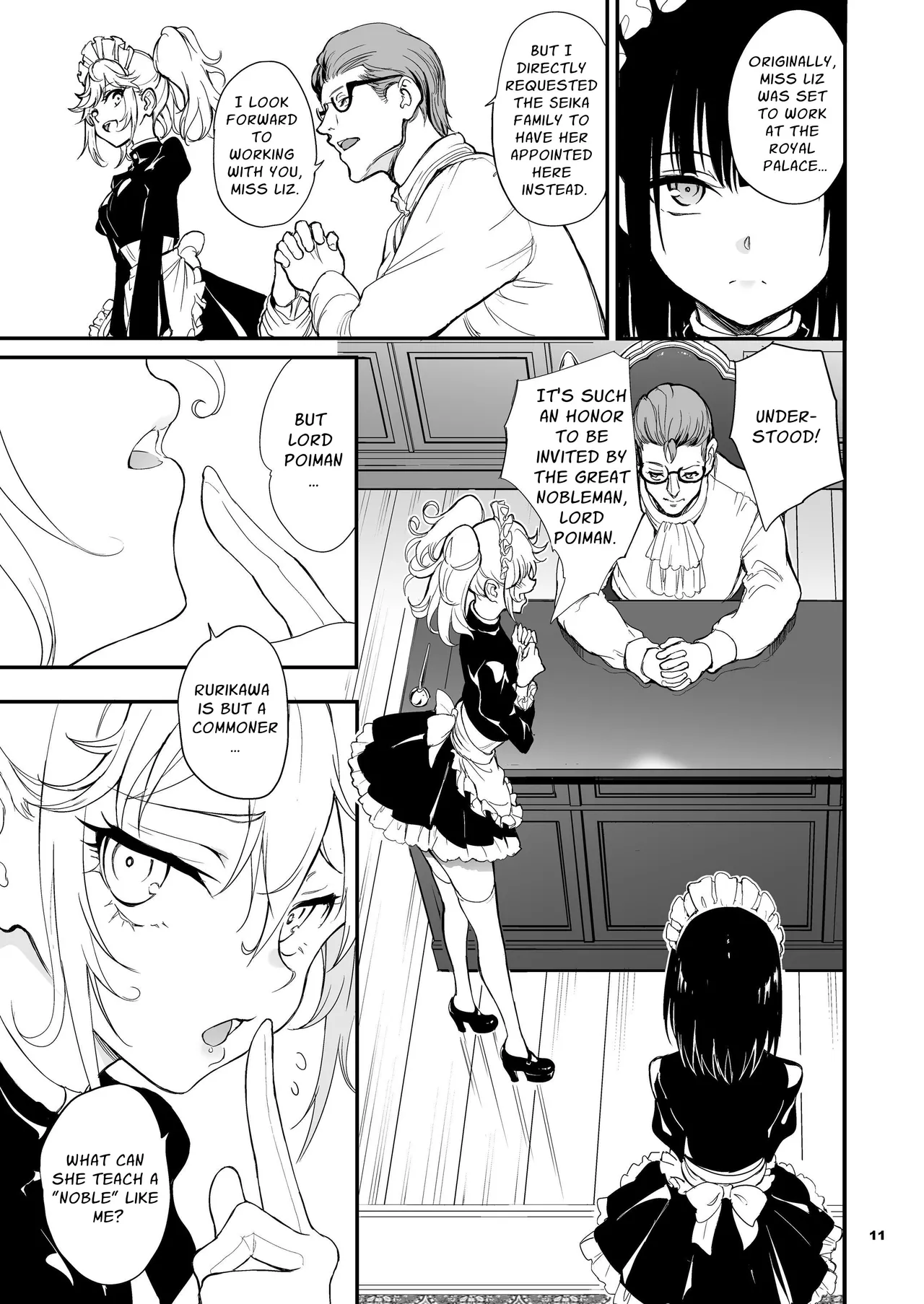 Maid Education 8 - Fallen Aristocrat Rurikawa Tsubaki page 11