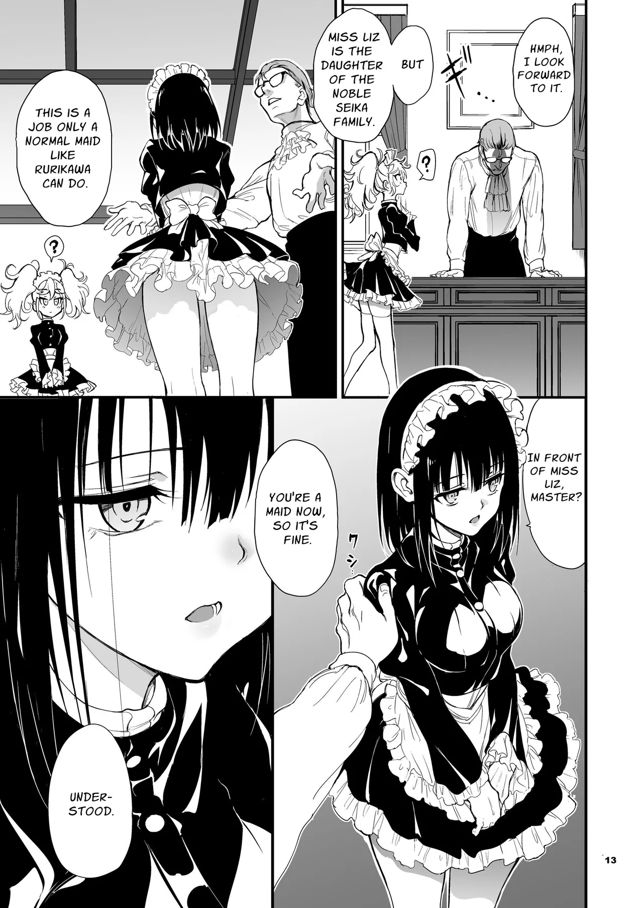 Maid Education 8 - Fallen Aristocrat Rurikawa Tsubaki page 13