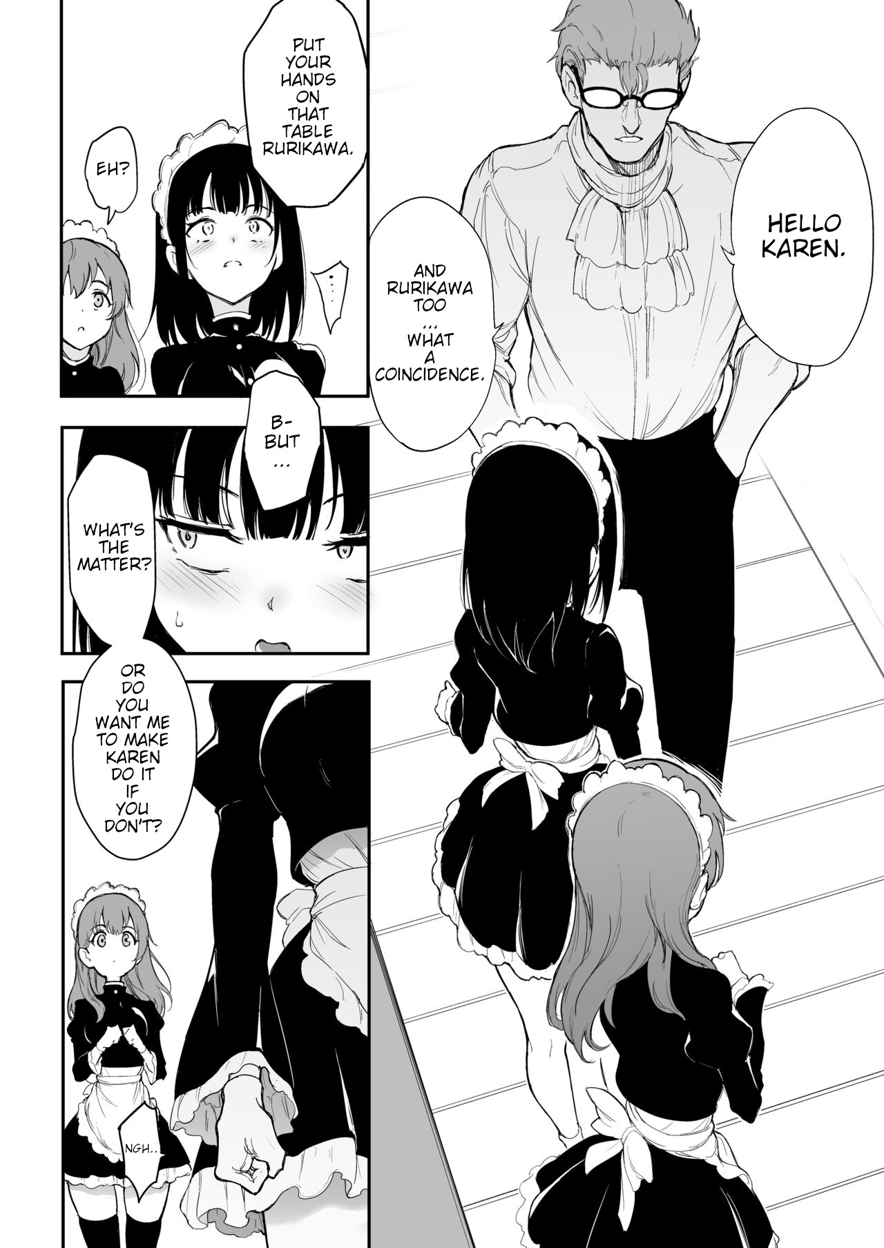 Maid Education: Fallen Aristocrat Rurikawa Tsubaki Chapter 3 page 12