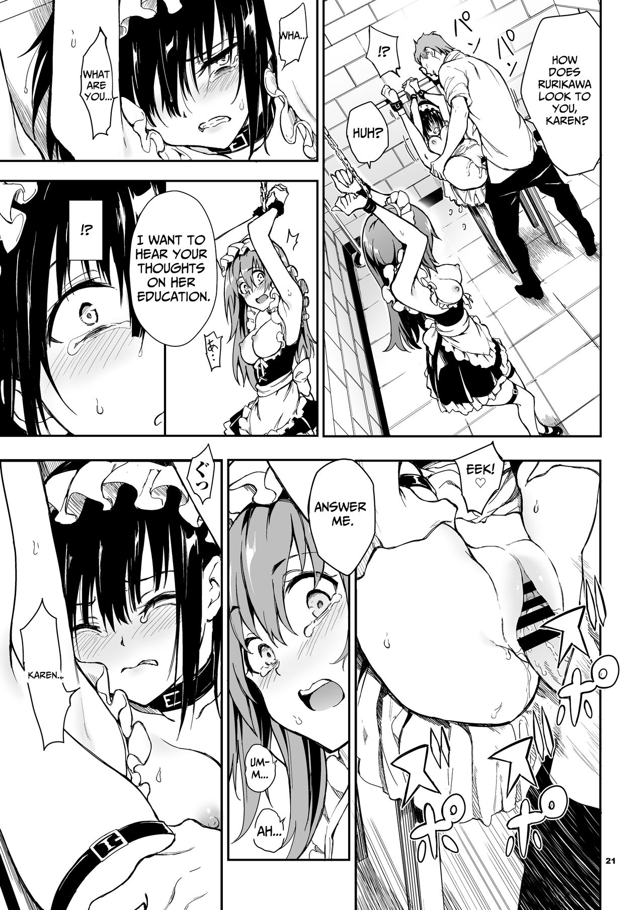 Maid Kyouiku. 6 -Botsuraku Kizoku Rurikawa Tsubaki- page 21