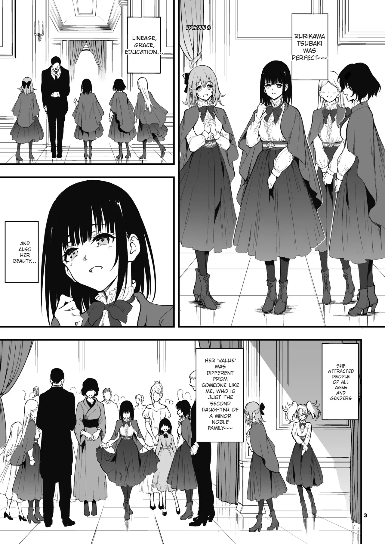 Maid Kyouiku. 8 -Botsuraku Kizoku Rurikawa Tsubaki- page 3