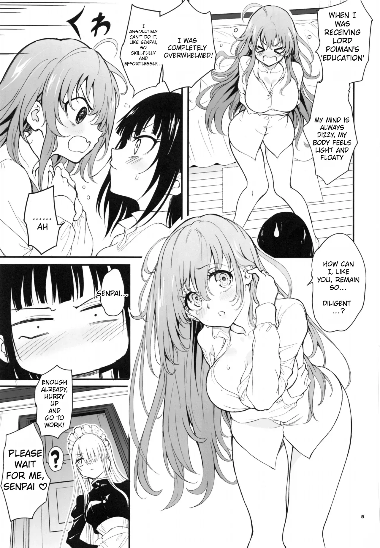 Maid Kyouiku. 9 -Botsuraku Kizoku Rurikawa Tsubaki- page 5