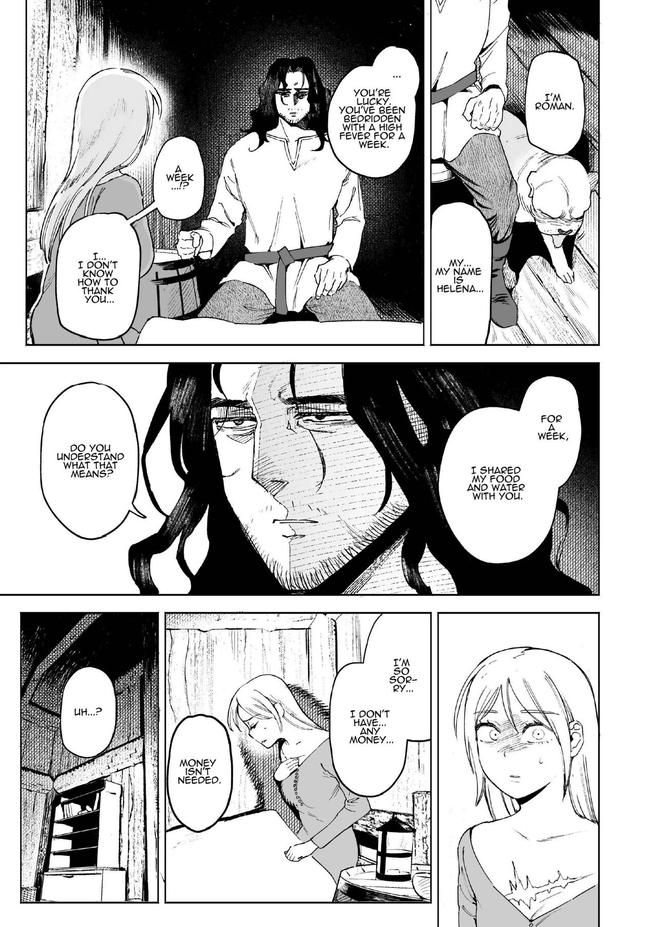 Maiden ~the tale of a prostitute taken in by a former knight~ page 9