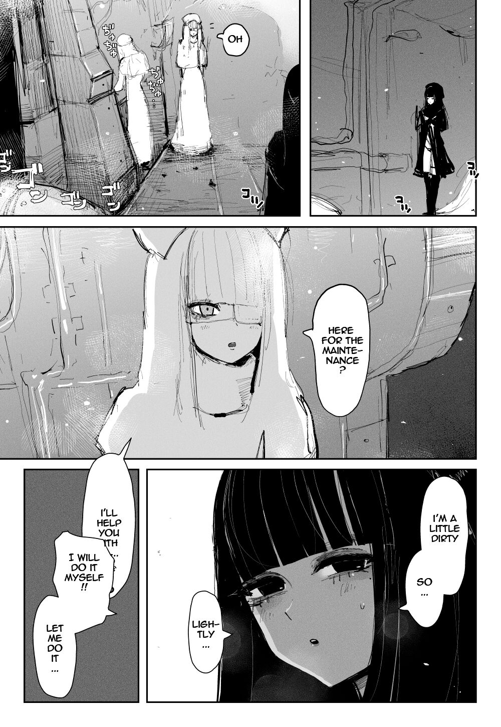 MAINTENANCE -Kanojo-tachi wa Tsuujou, Sore o Maintenance to Shoushimasu- page 8