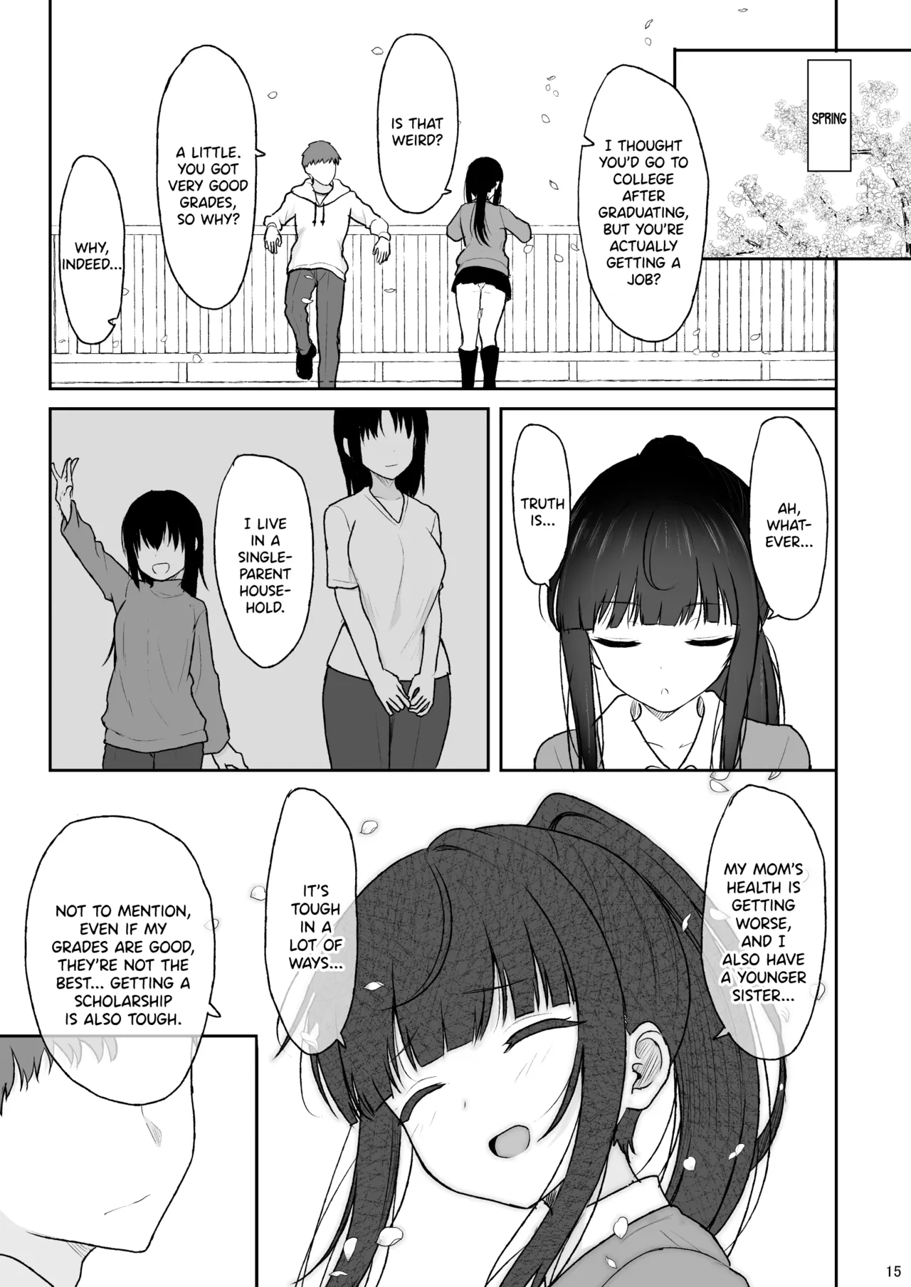 Majime na Doukyuusei ga Love Love Namahame Sex o suru made page 14