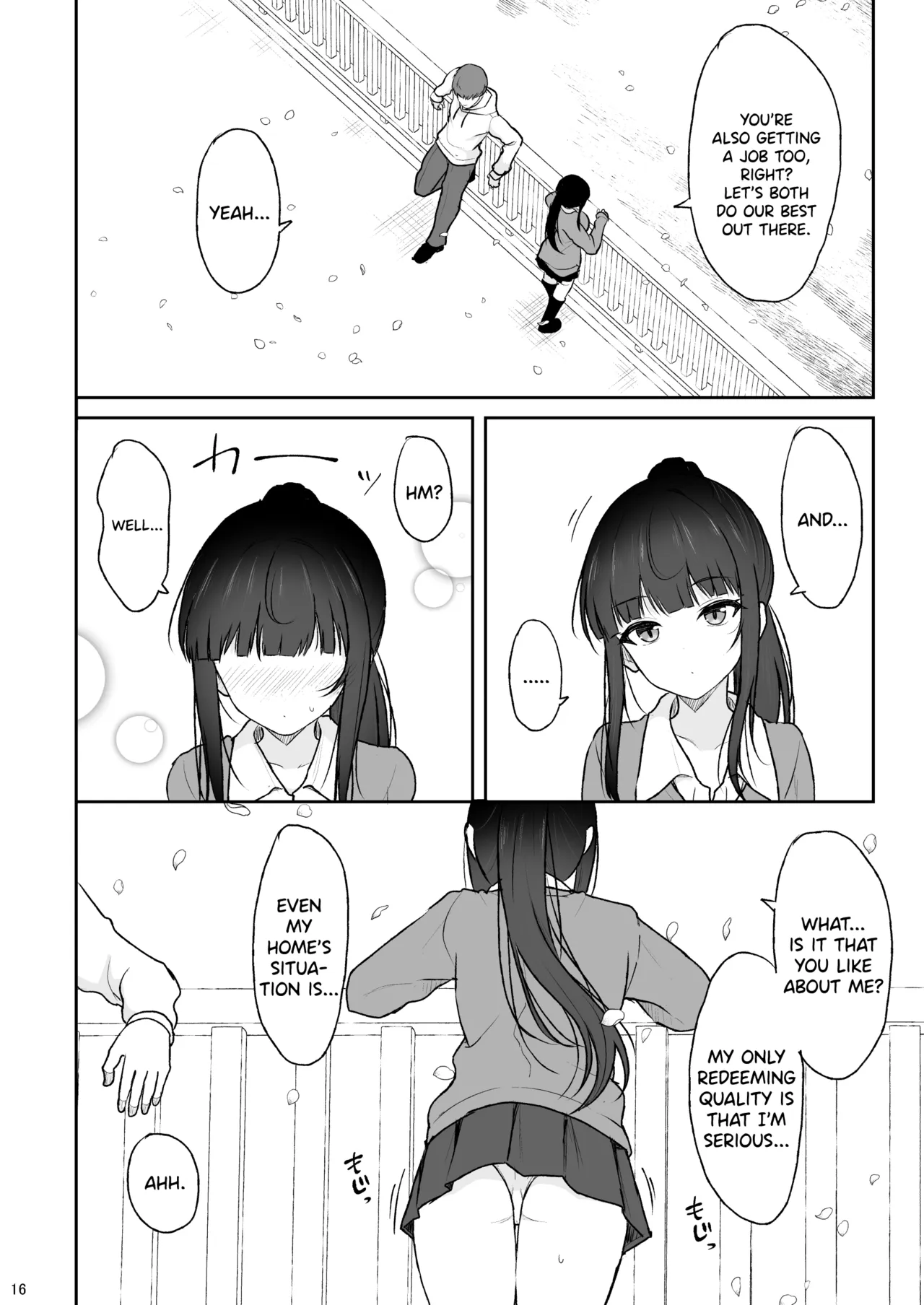 Majime na Doukyuusei ga Love Love Namahame Sex o suru made page 15