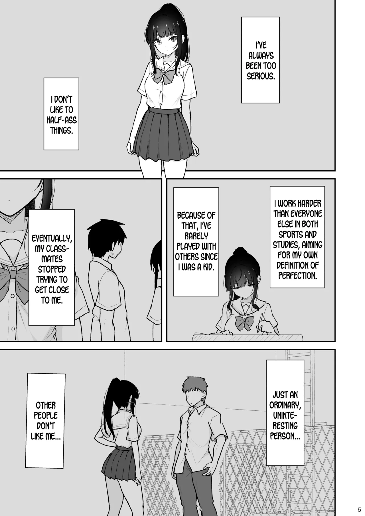 Majime na Doukyuusei ga Love Love Namahame Sex o suru made page 4