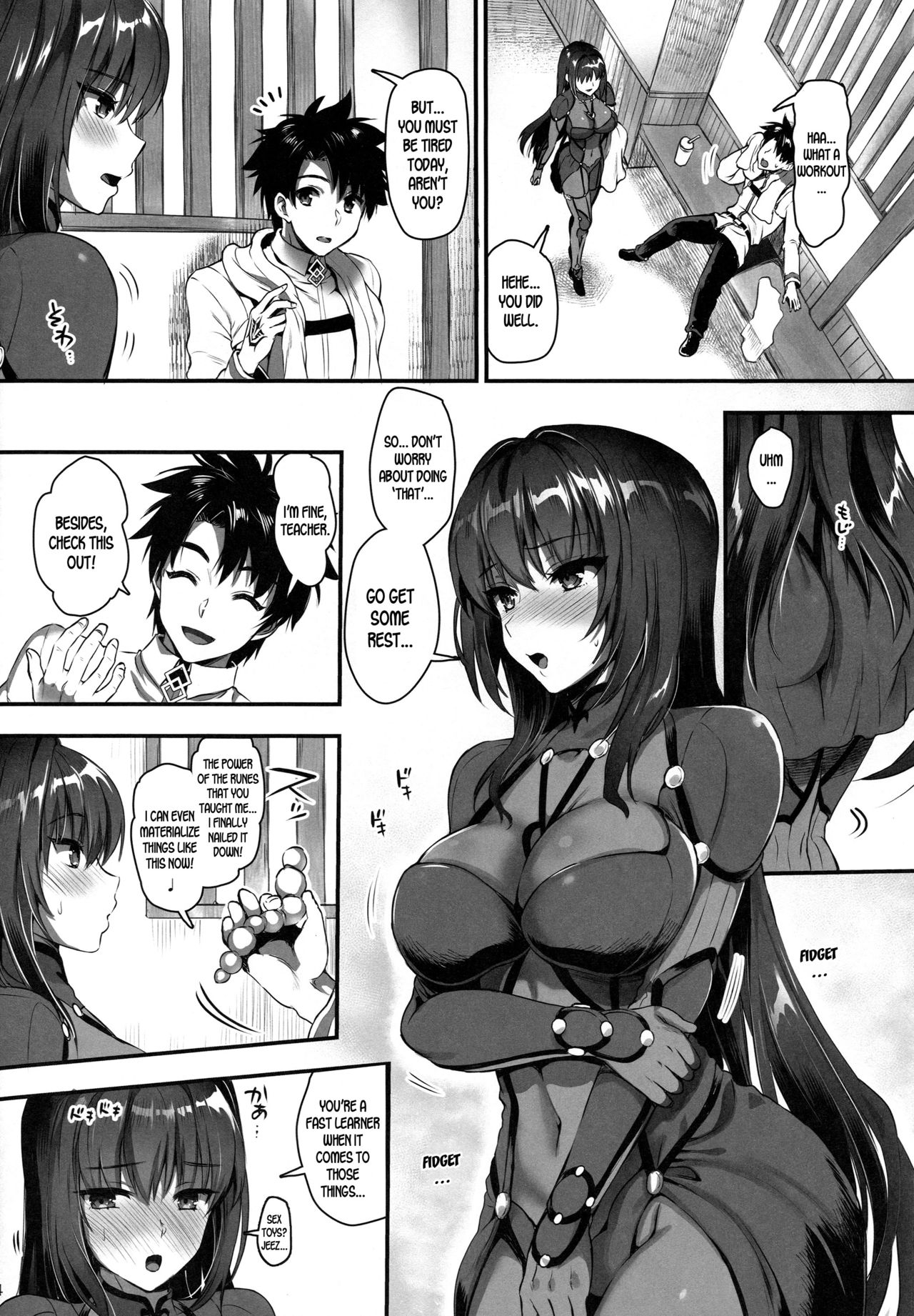 Majutsu Junkou Scathach Anal Seikou - Anal Fuck with Scathach page 3