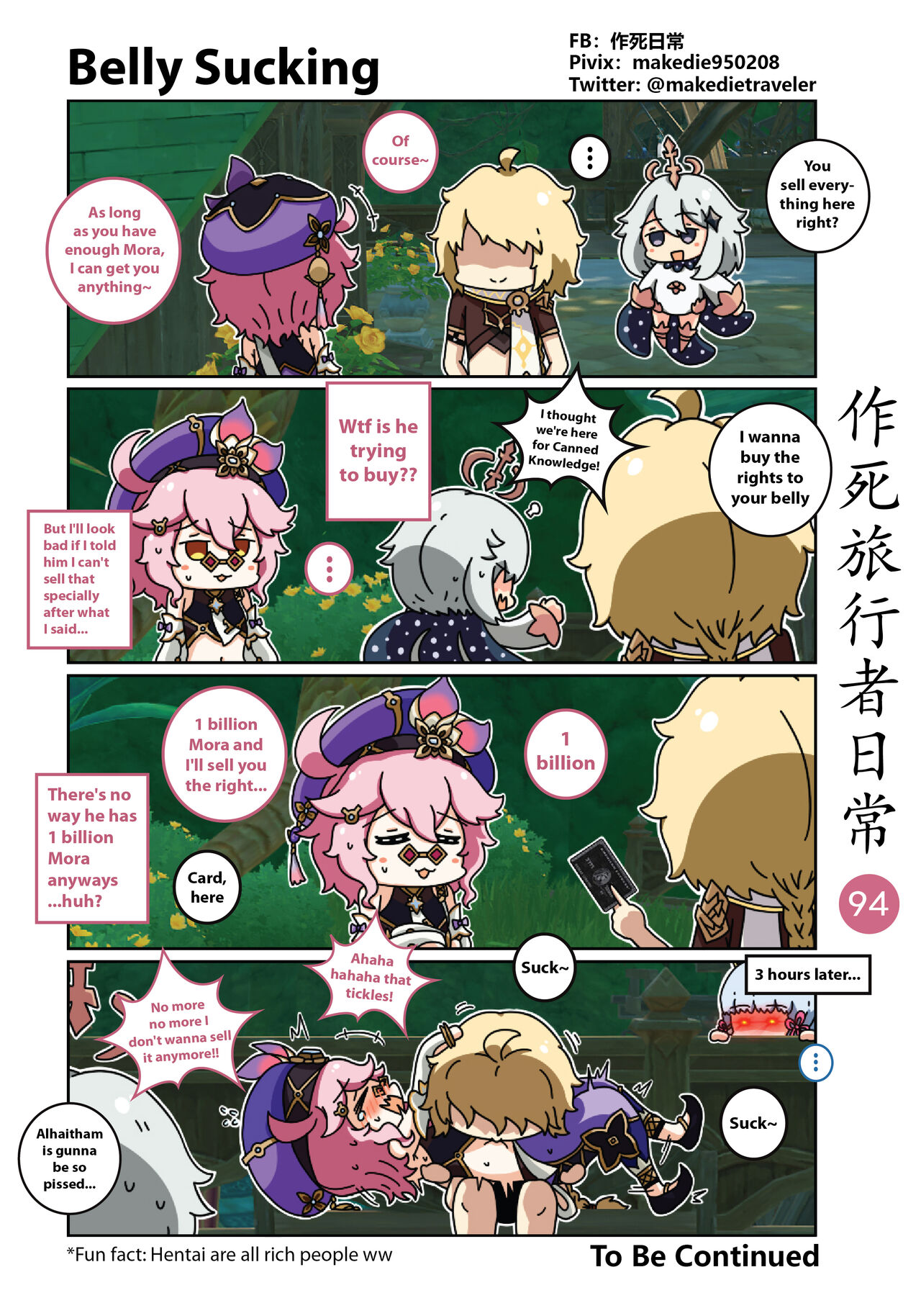Make Die Traveler Daily Life page 96