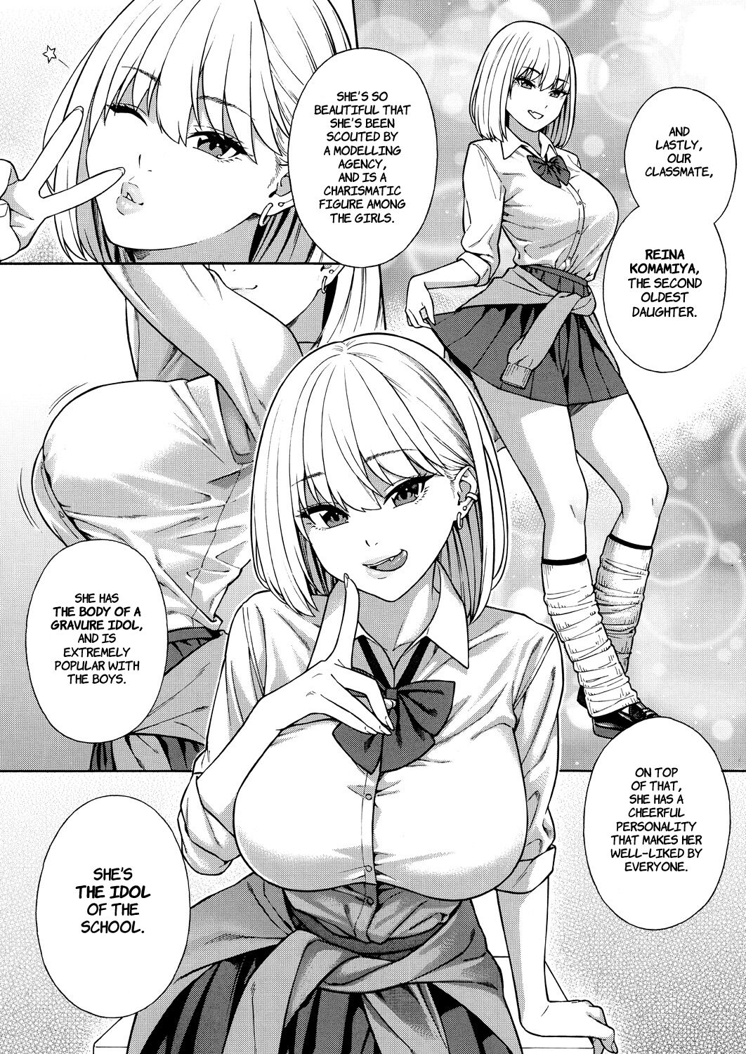 Making a Harem of the Three Bitchy Gal Sisters - Episode 1 page 8