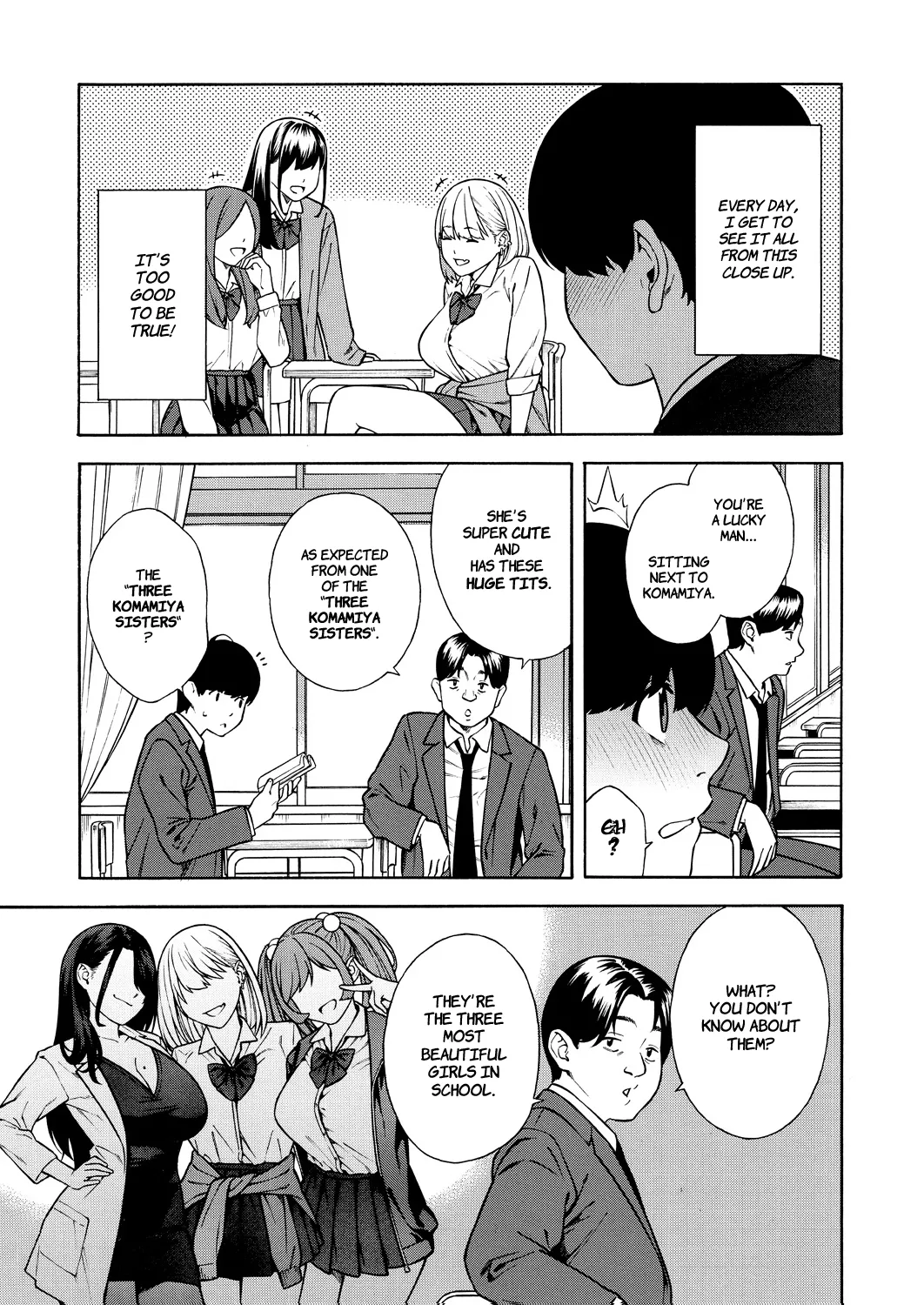 Making a Harem of the Three Bitchy Gal Sisters - Part 1-2 page 6