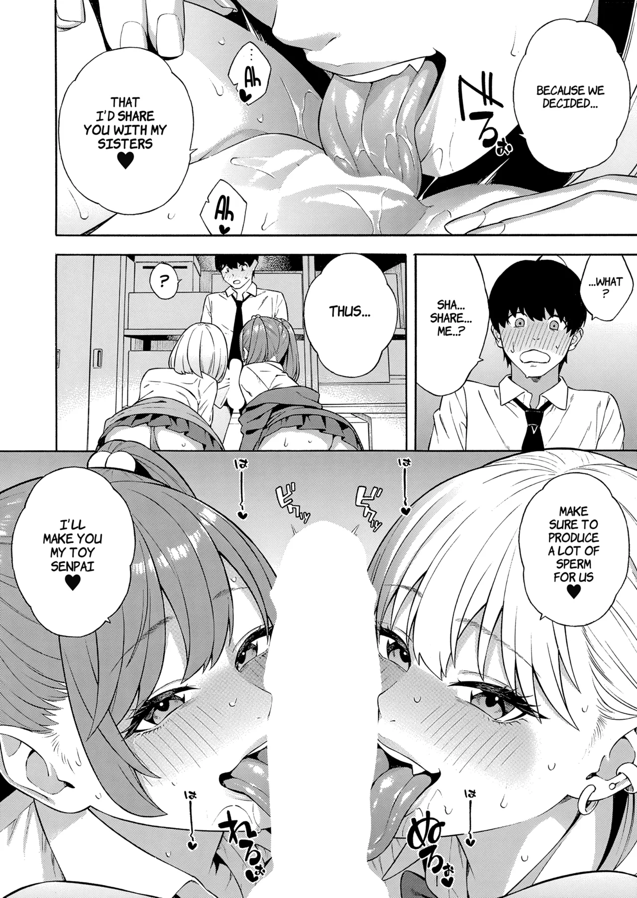 Making a Harem of the Three Bitchy Gal Sisters - Part 1-2 page 77