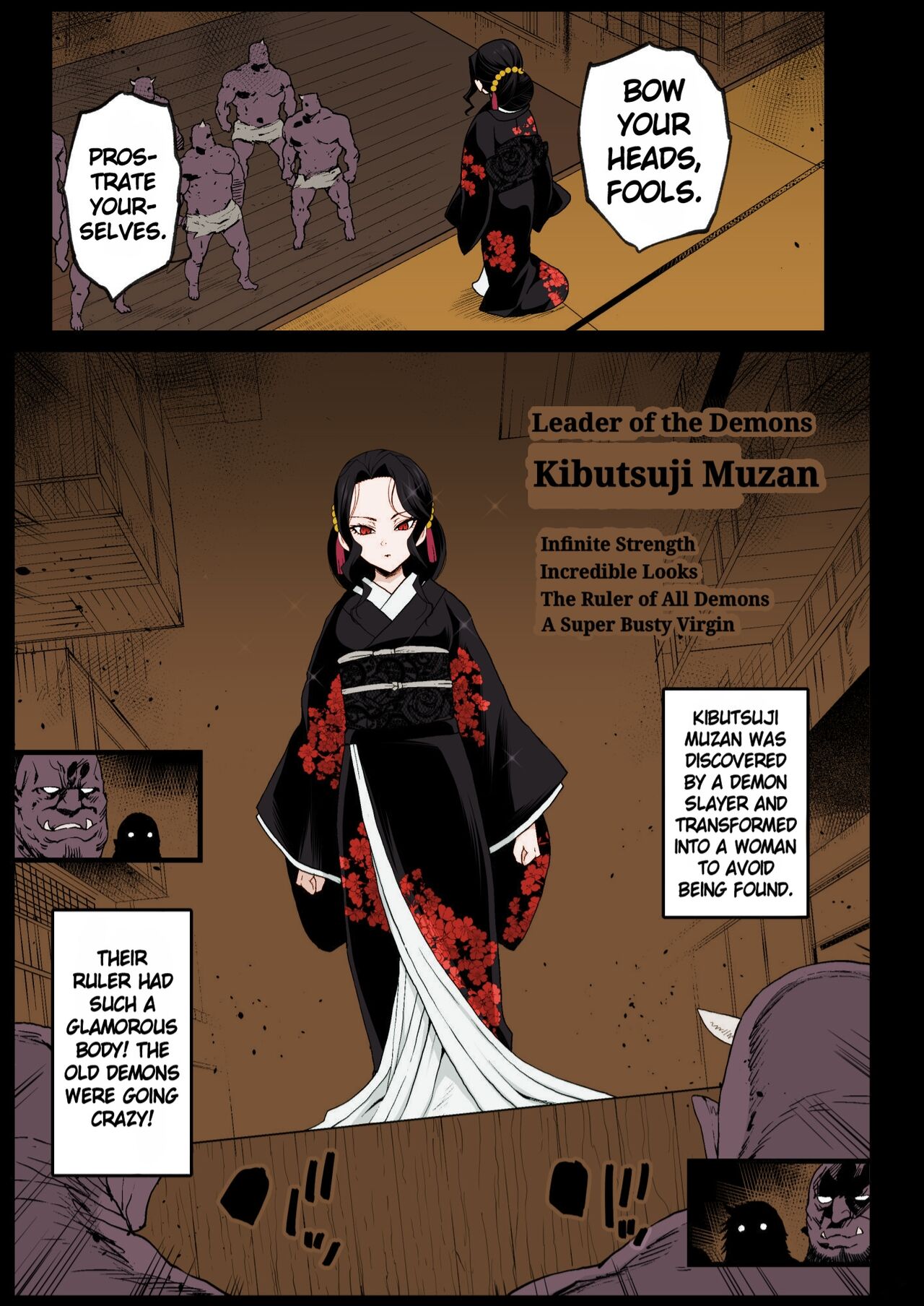 Making a Mess of Lady Muzan-sama - RAPE OF DEMON SLAYER 4 page 2