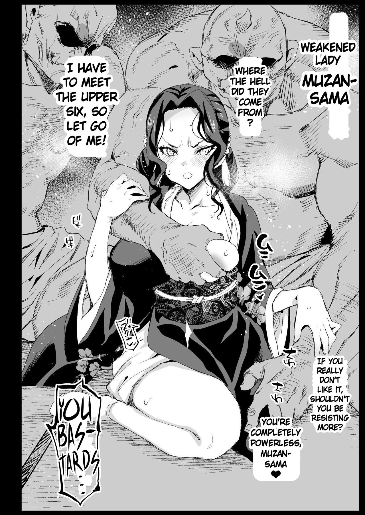 Making a Mess of Lady Muzan-sama - RAPE OF DEMON SLAYER 4 page 33