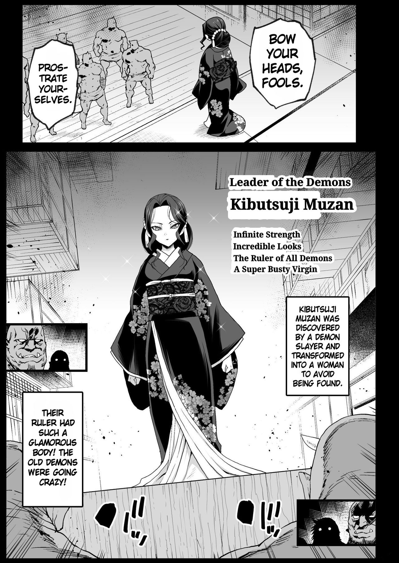 Making a Mess of Lady Muzan-sama - RAPE OF DEMON SLAYER 4 page 5