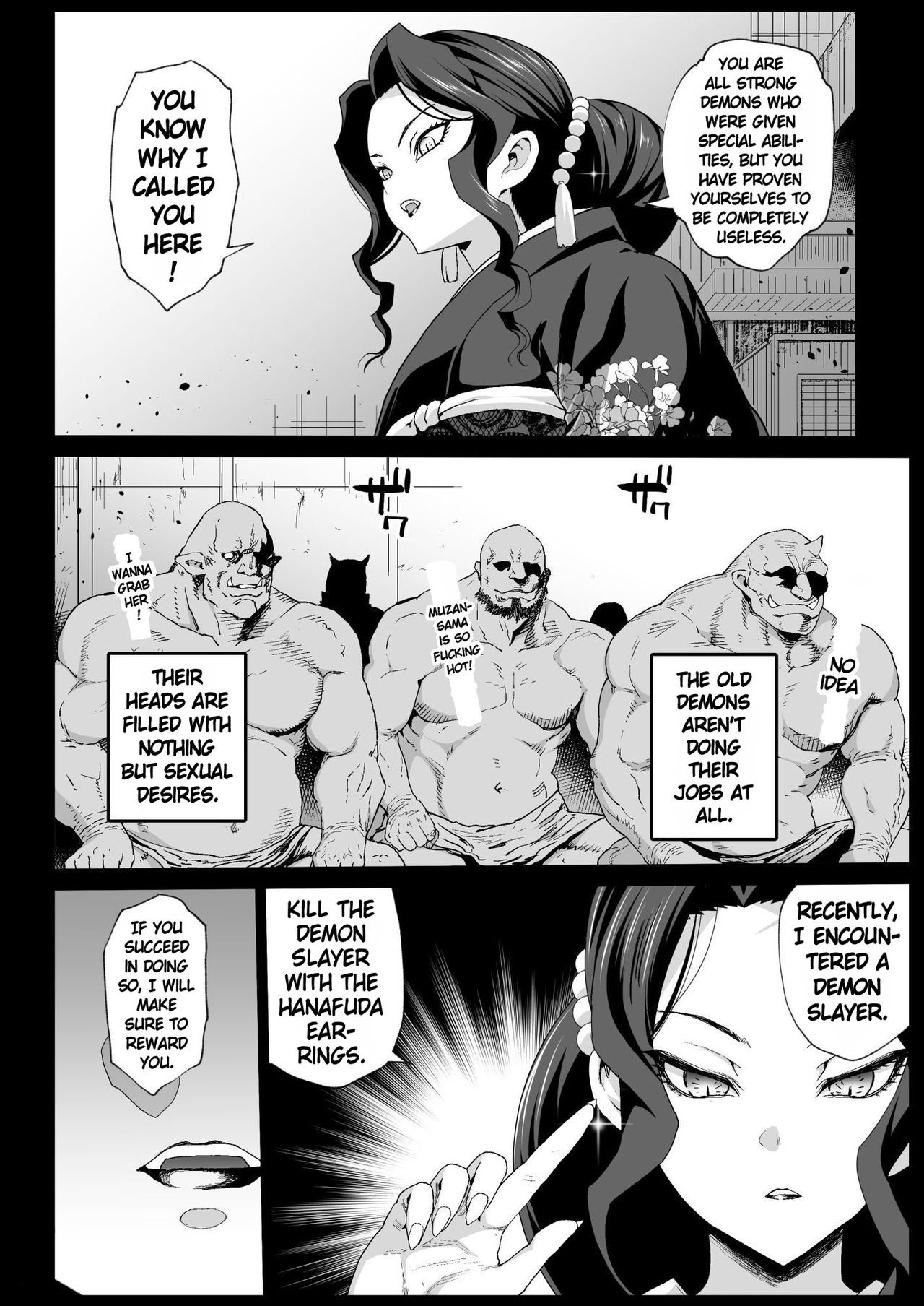 Making a Mess of Lady Muzan-sama - RAPE OF DEMON SLAYER 4 page 6