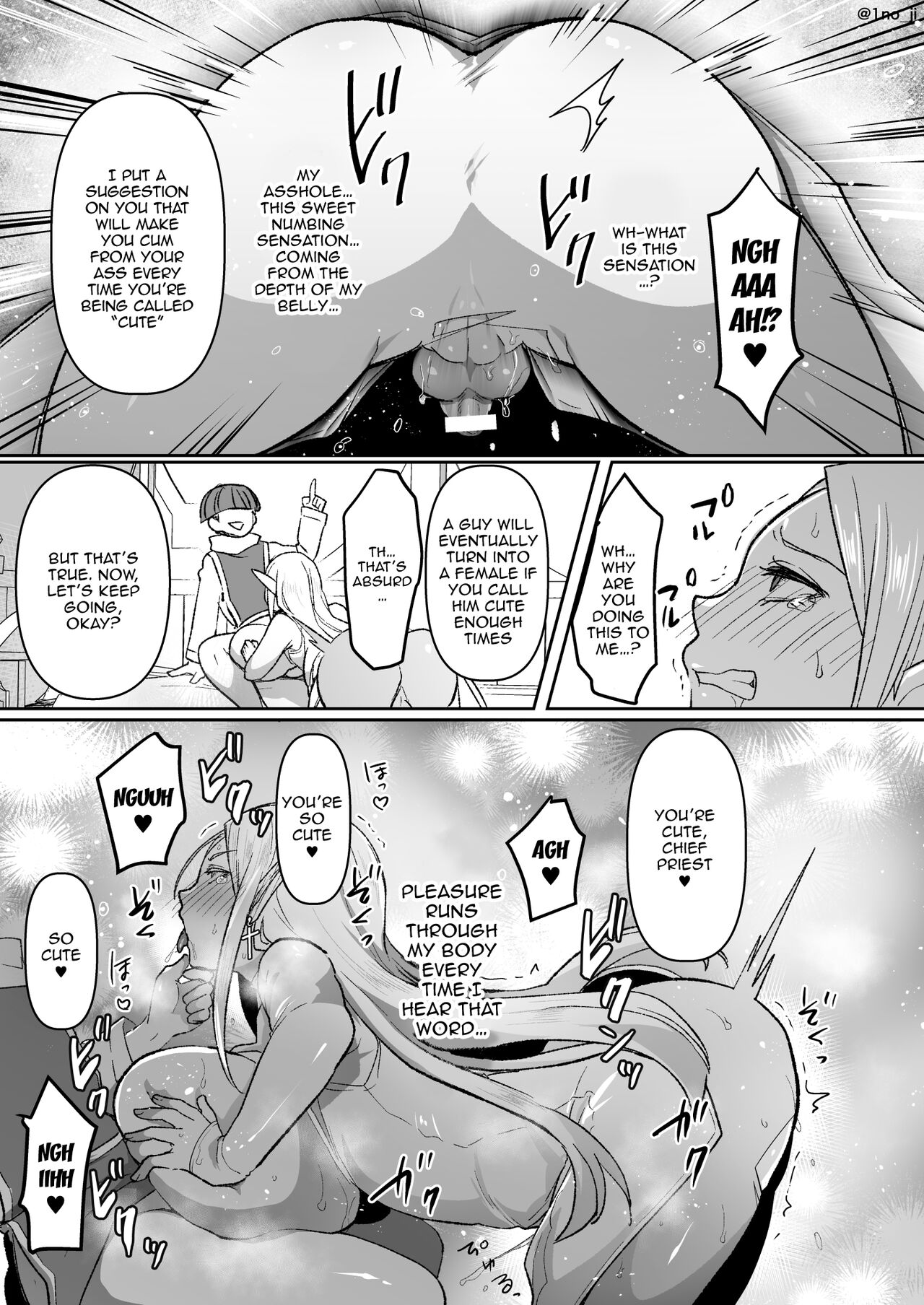 Making An Evil Elf Repent by Turning Her Into a Shemale with Magic page 8