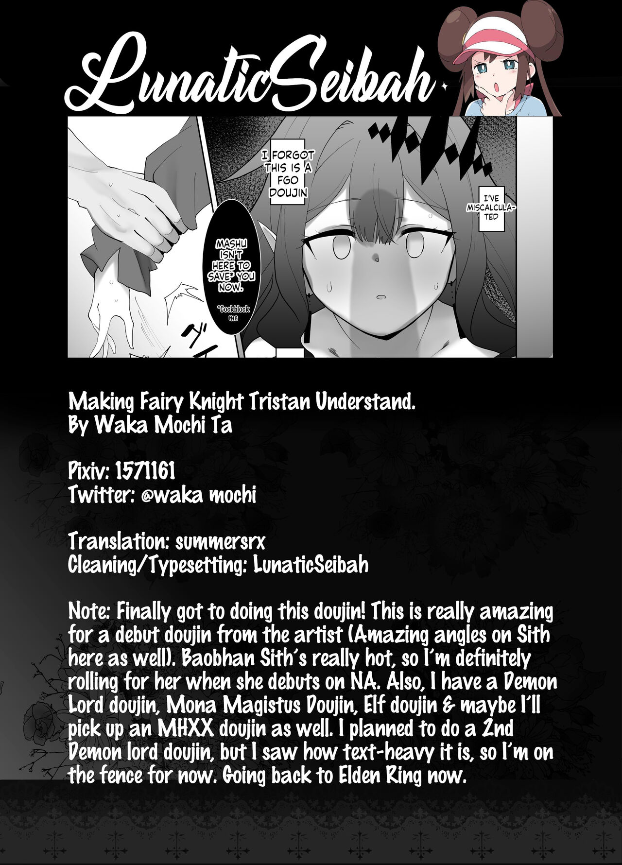 Making Fairy Knight Tristan Understand page 33