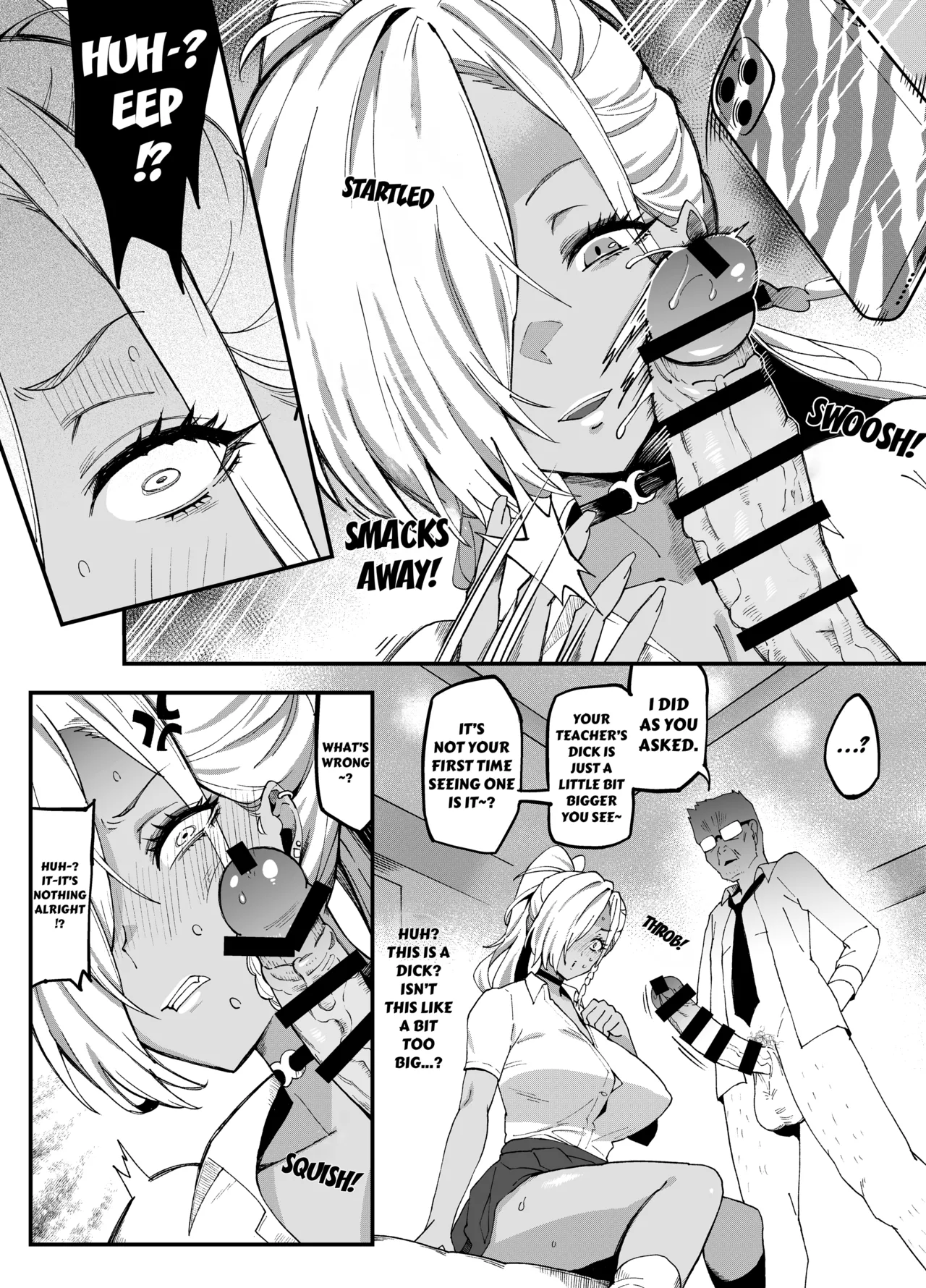 Making the Tall Plump Tough Bitch Gal understand her Place page 11