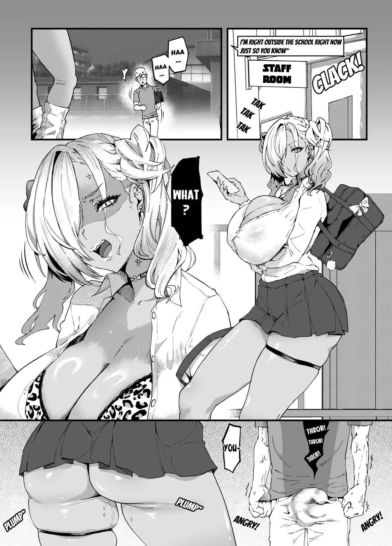 Making the Tall Plump Tough Bitch Gal understand her Place page 40