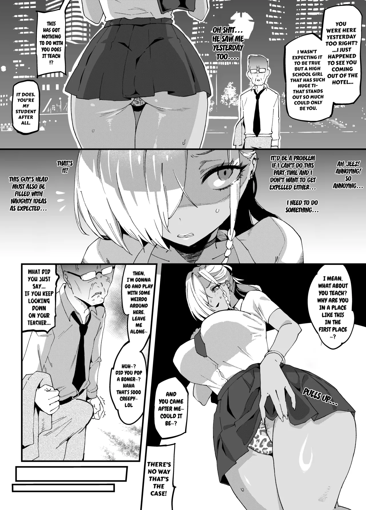 Making the Tall Plump Tough Bitch Gal understand her Place page 9