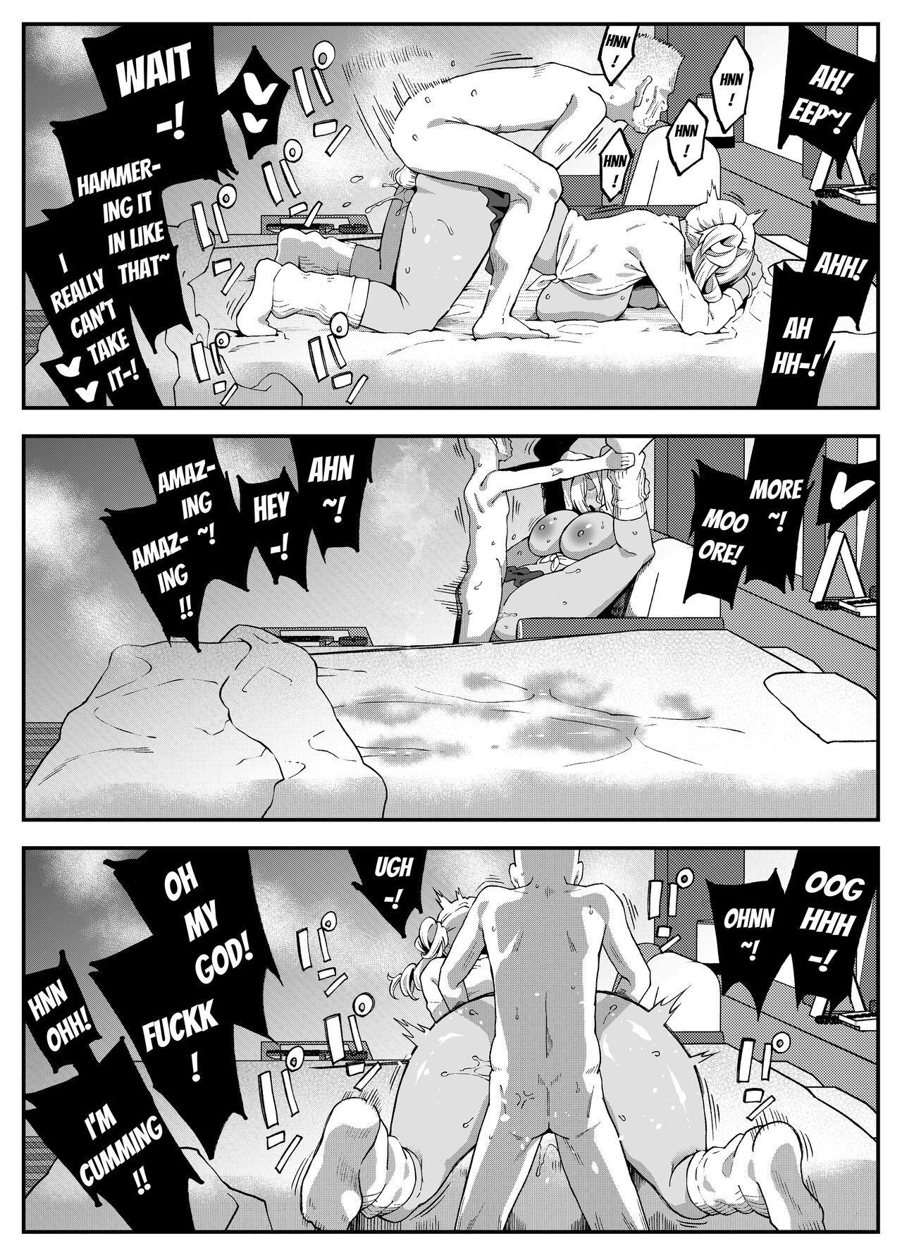 Making the Tall Plump Tough Bitch Gal understand her Place page 52