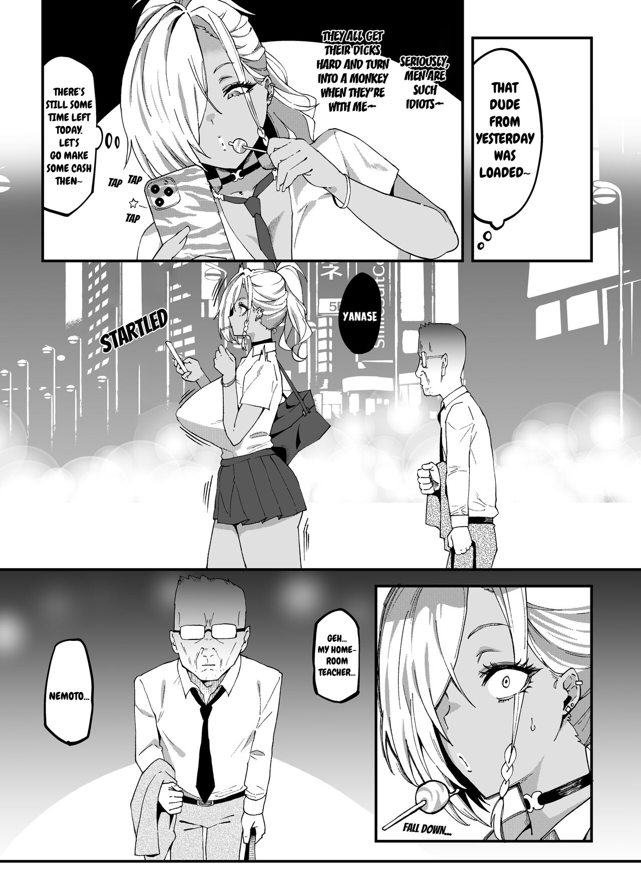 Making the Tall Plump Tough Bitch Gal understand her Place page 8