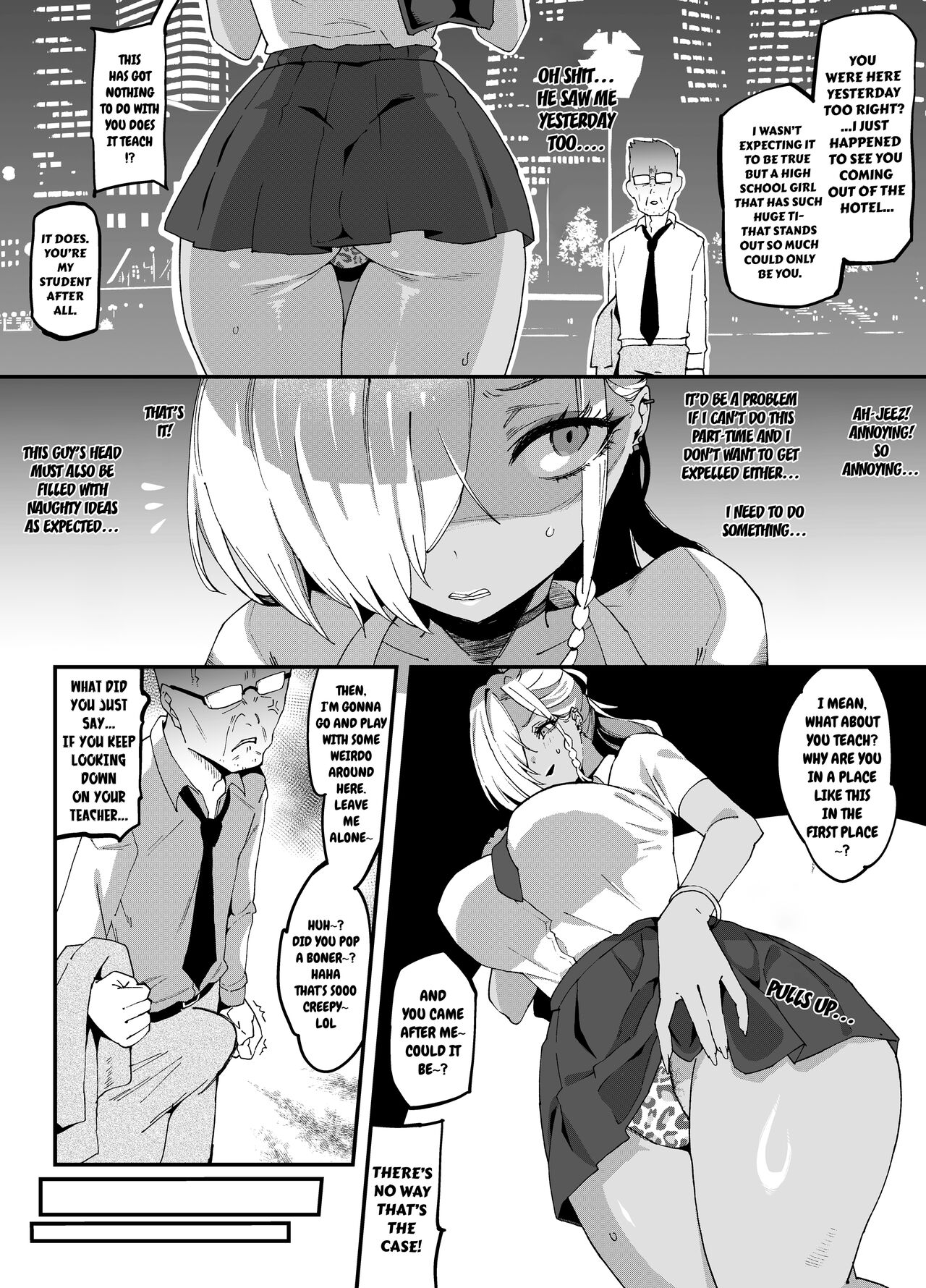 Making the Tall Plump Tough Bitch Gal understand her Place page 9