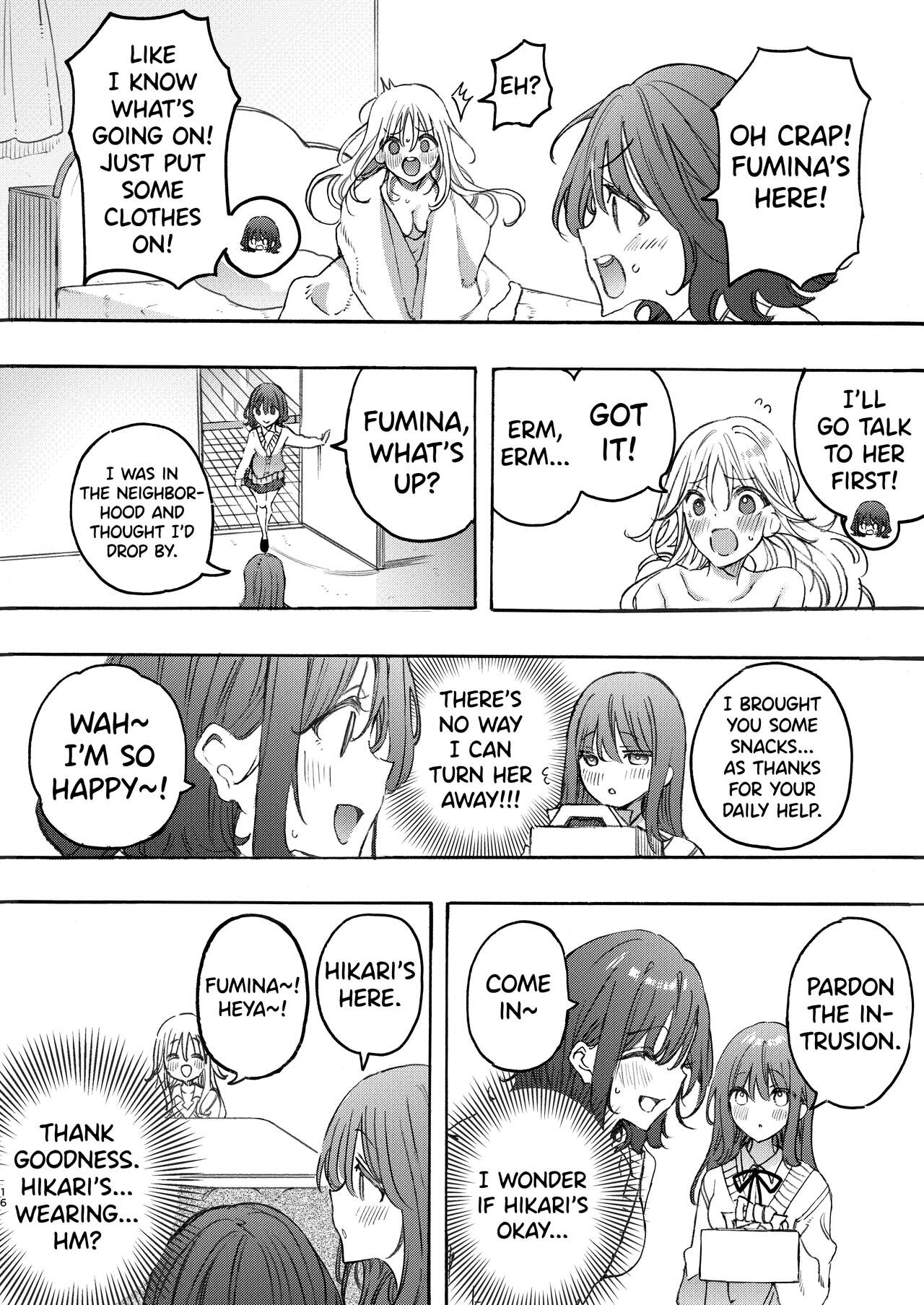Making up with a Childhood Friend with sex page 16