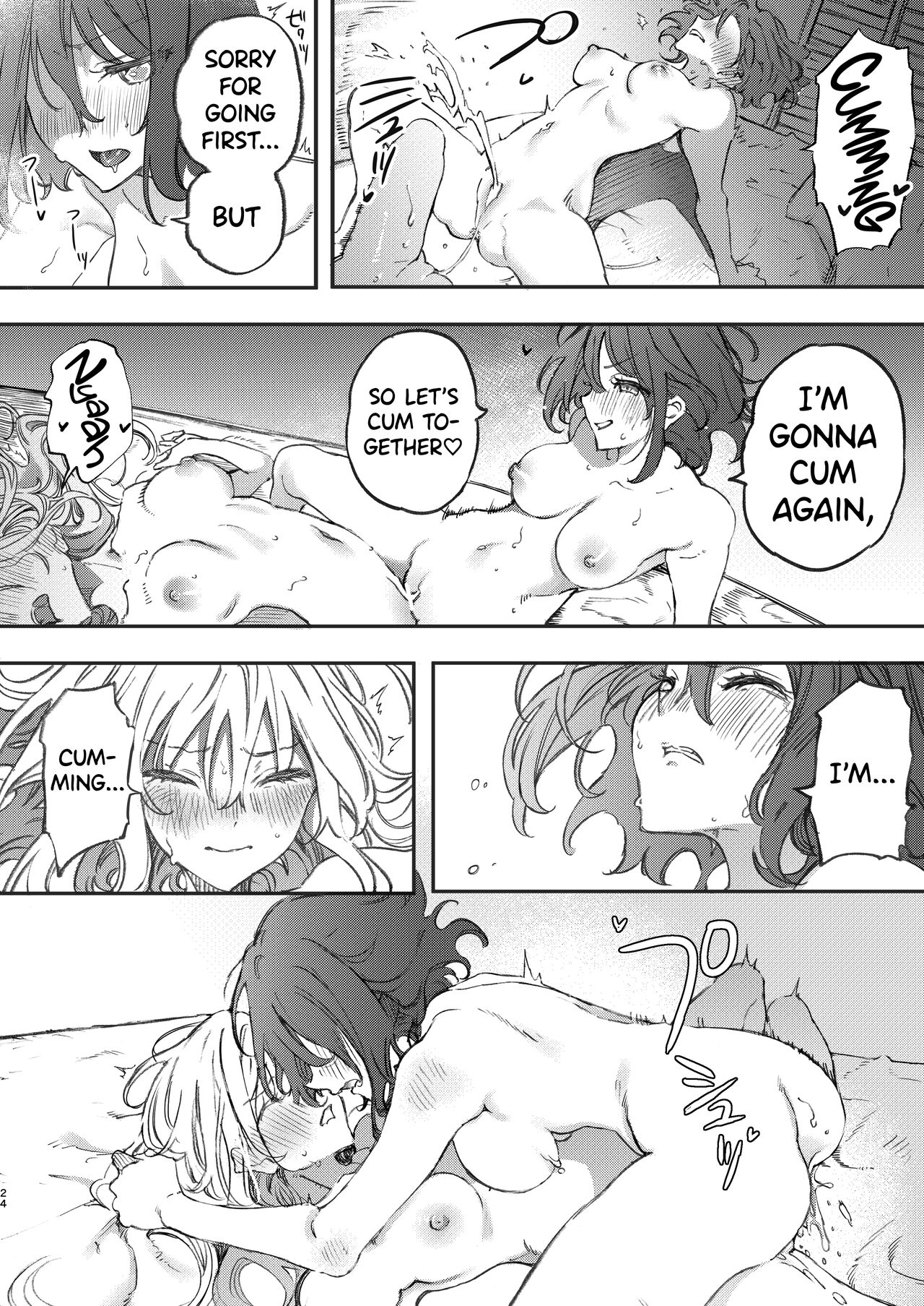 Making up with a Childhood Friend with sex page 24