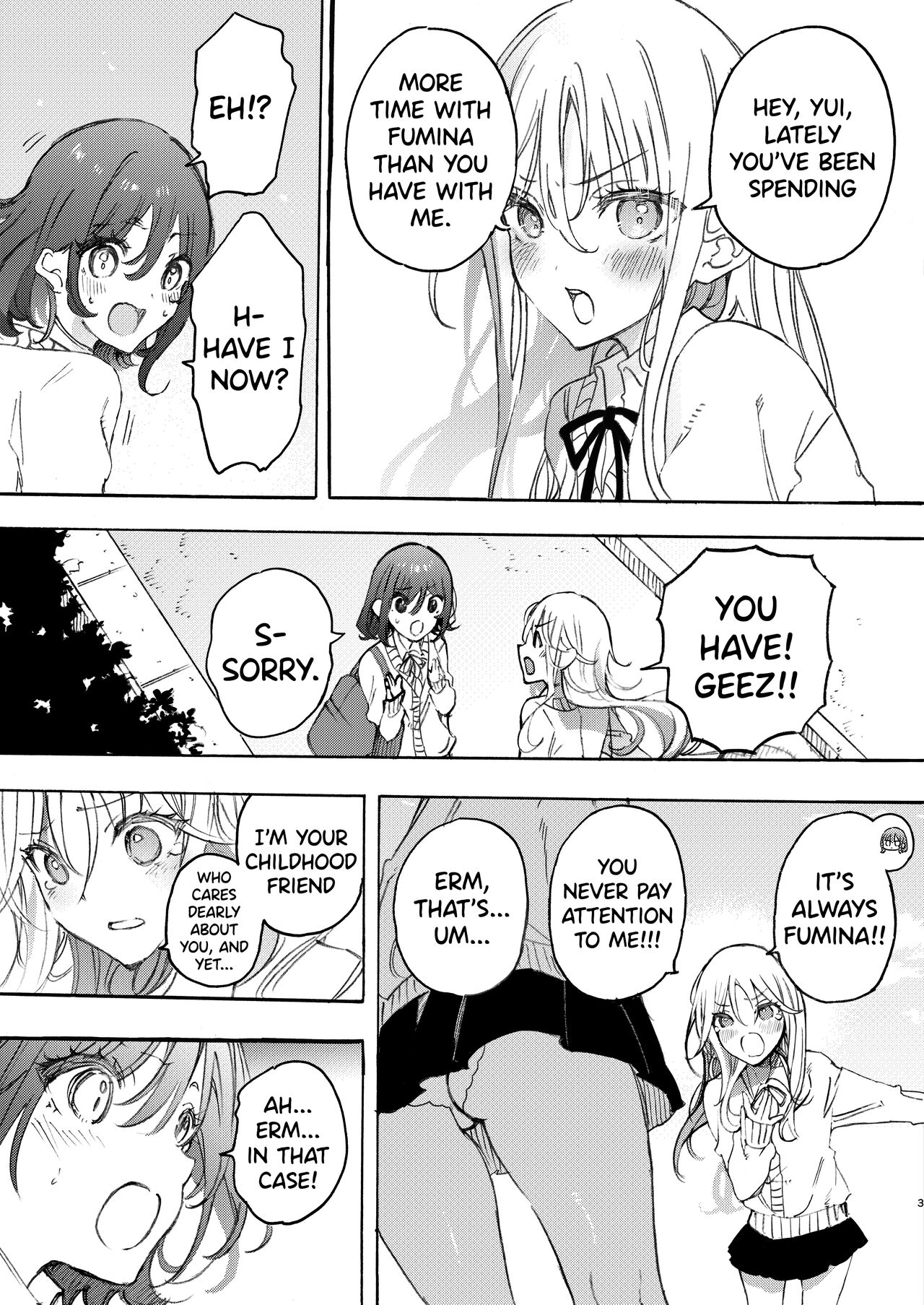 Making up with a Childhood Friend with sex page 3