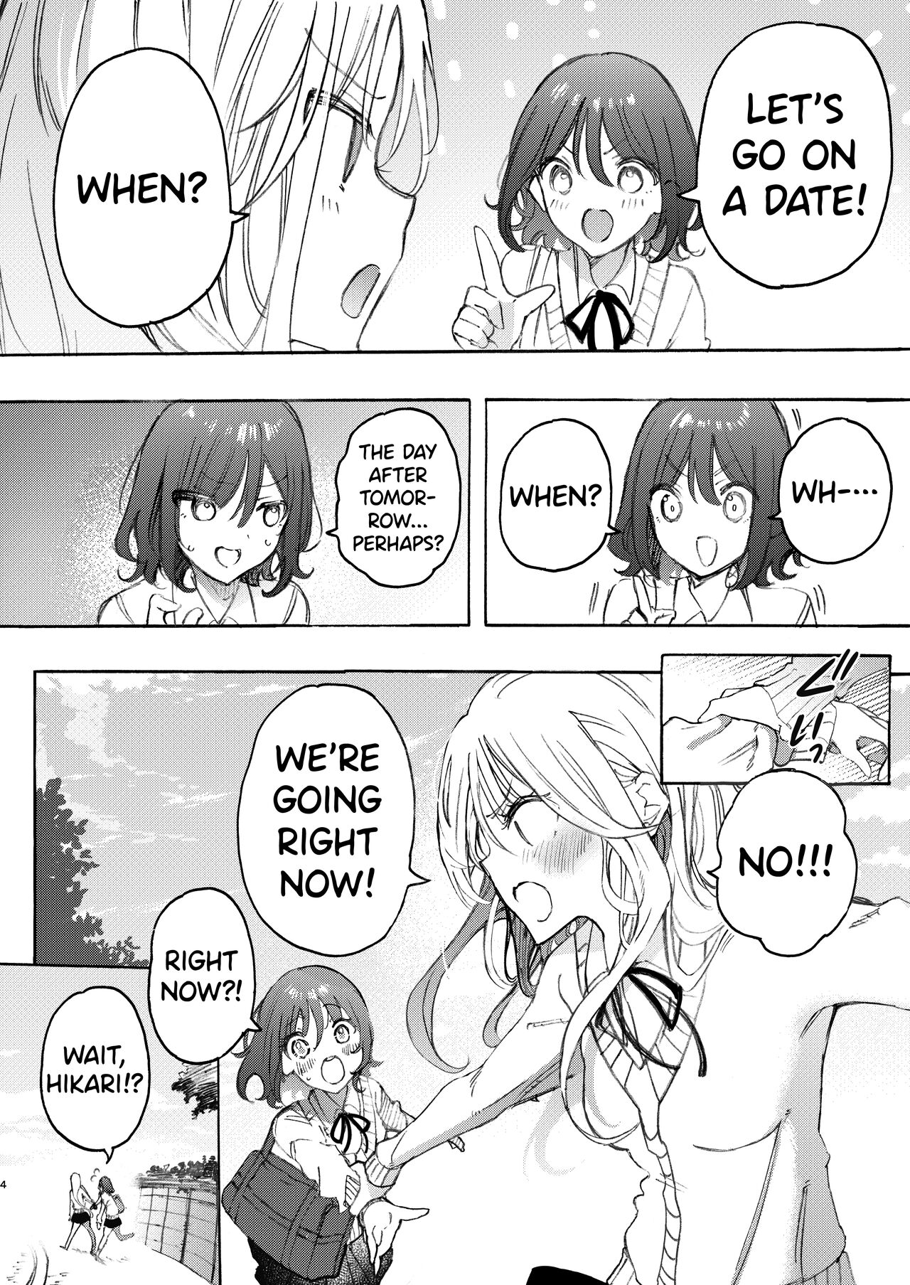 Making up with a Childhood Friend with sex page 4