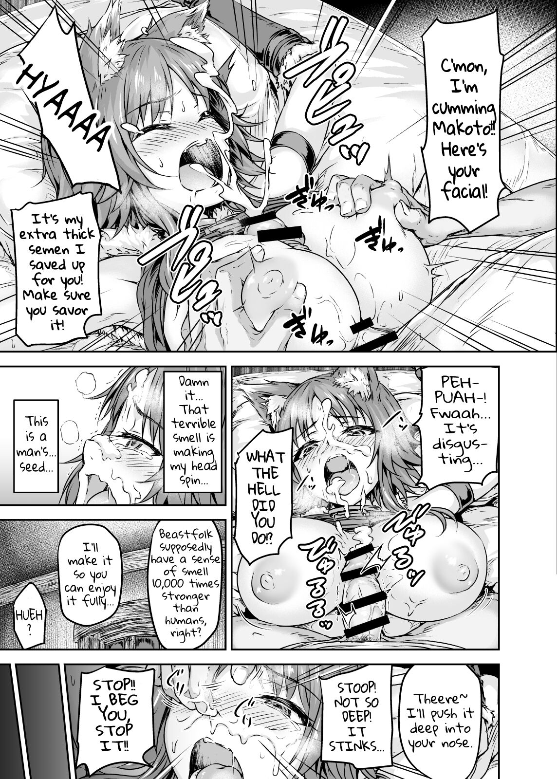 Makoto Falls to Pleasure with a Bitch Contract page 10