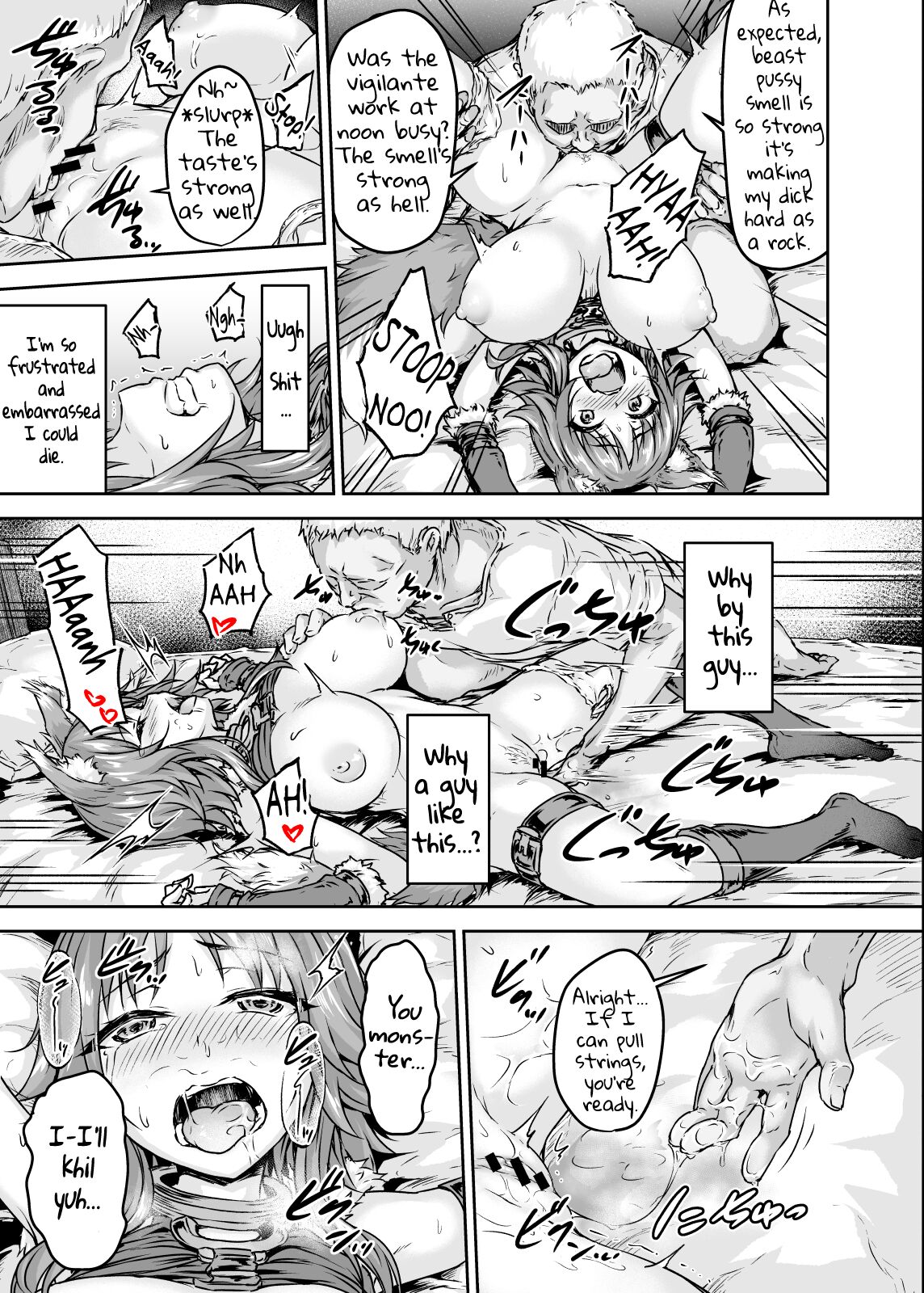 Makoto Falls to Pleasure with a Bitch Contract page 12