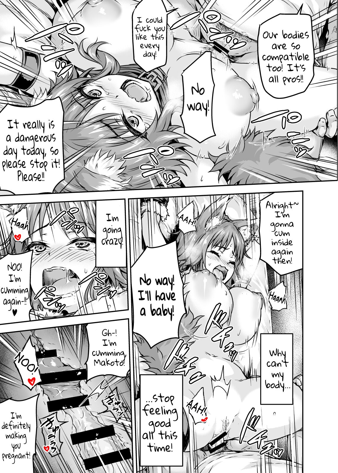 Makoto Falls to Pleasure with a Bitch Contract page 18