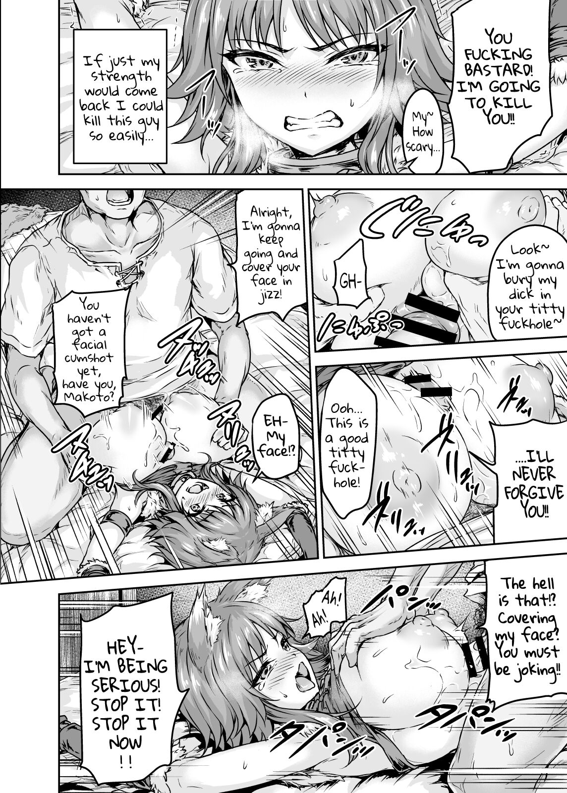 Makoto Falls to Pleasure with a Bitch Contract page 9