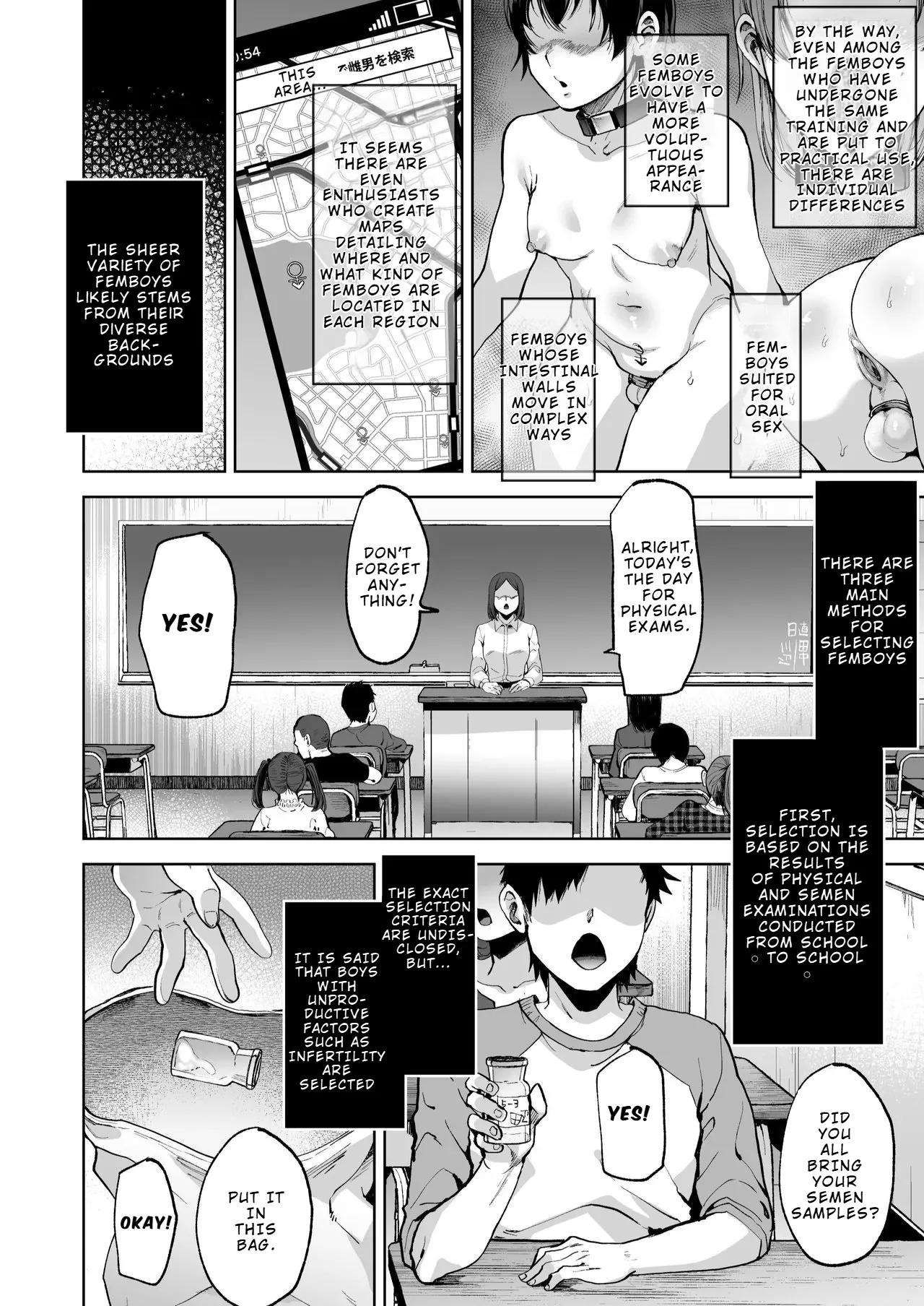 Male Sex Slaves Living in the Femboy-Law Society page 16