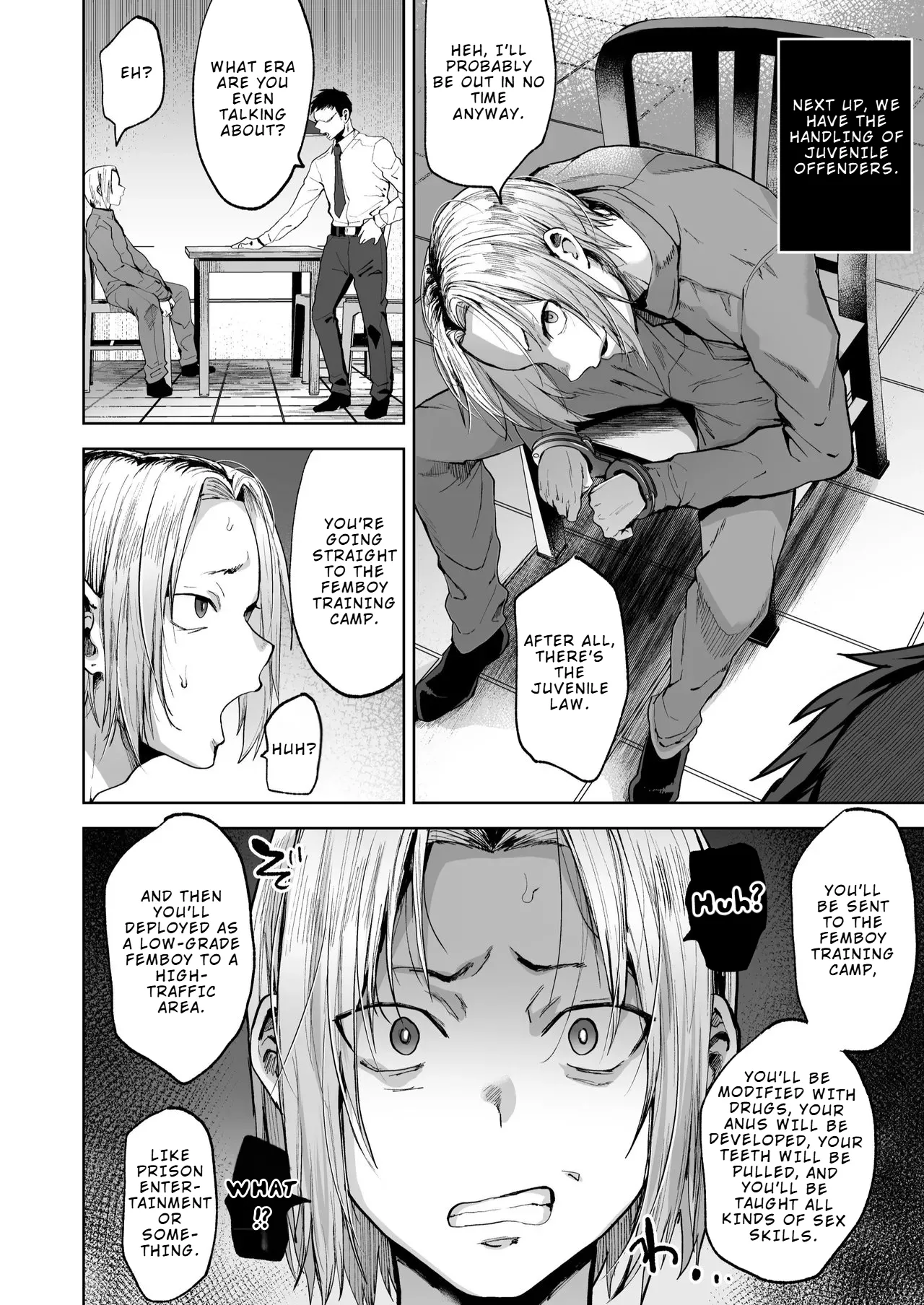 Male Sex Slaves Living in the Femboy-Law Society page 18