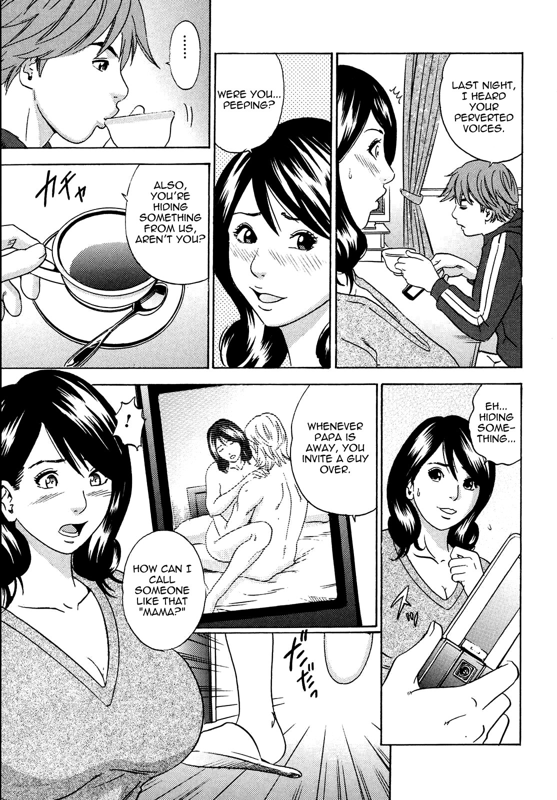 Mama ga Iku! Boku wa Dopyu! - Mama felt orgazm! I ejaculate! page 85