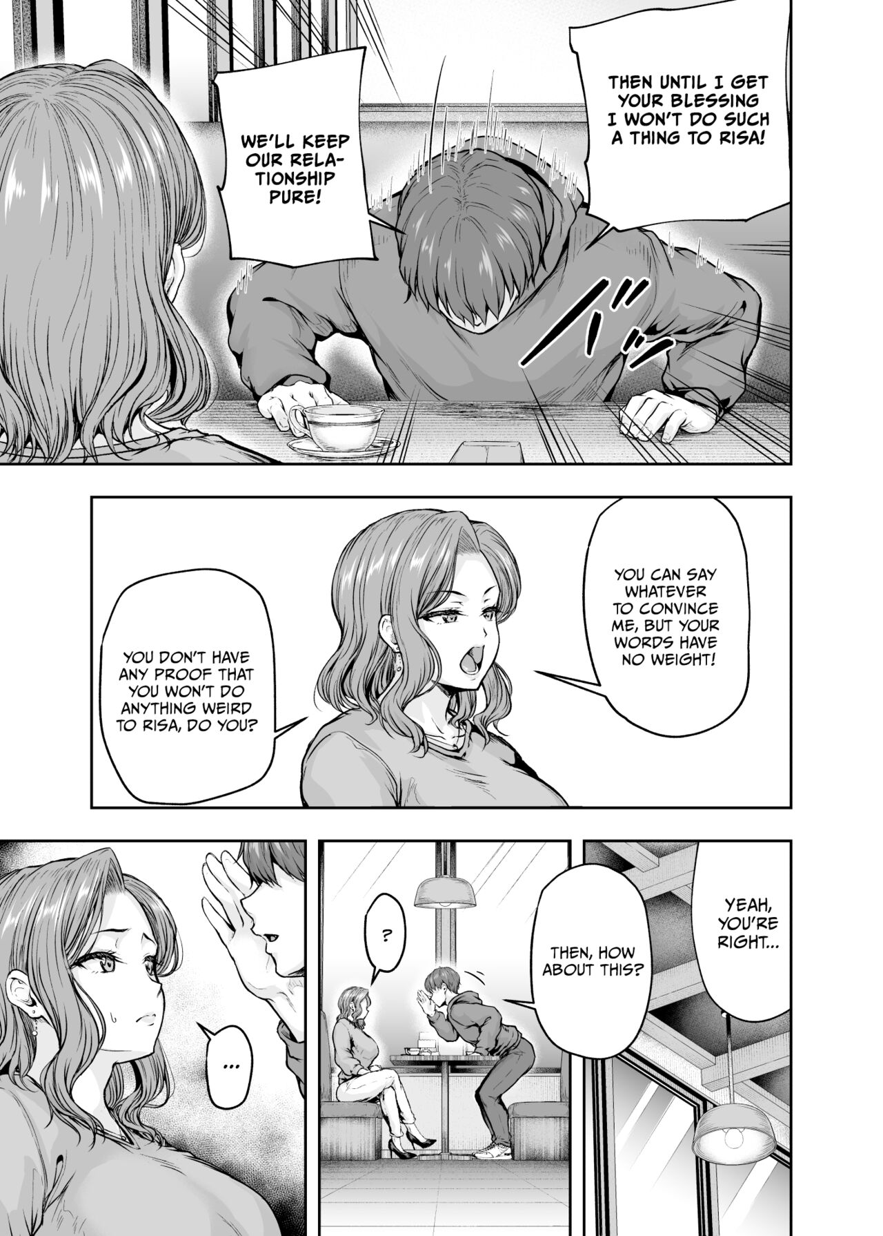 Mama ga Muchuu na Musume no Kareshi 1 - Kono Chinpo wa Kyouikujou Yoroshikunai node Mama ga Shori Shimasu. page 28