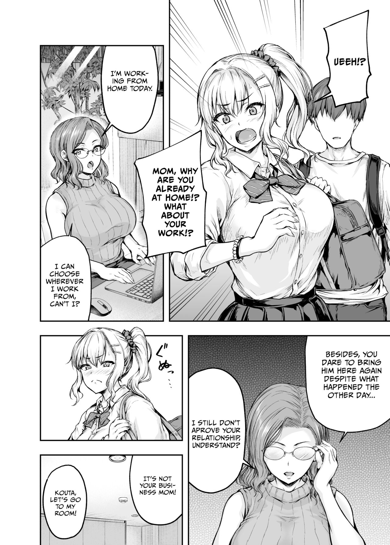 Mama ga Muchuu na Musume no Kareshi 1 - Kono Chinpo wa Kyouikujou Yoroshikunai node Mama ga Shori Shimasu. page 33