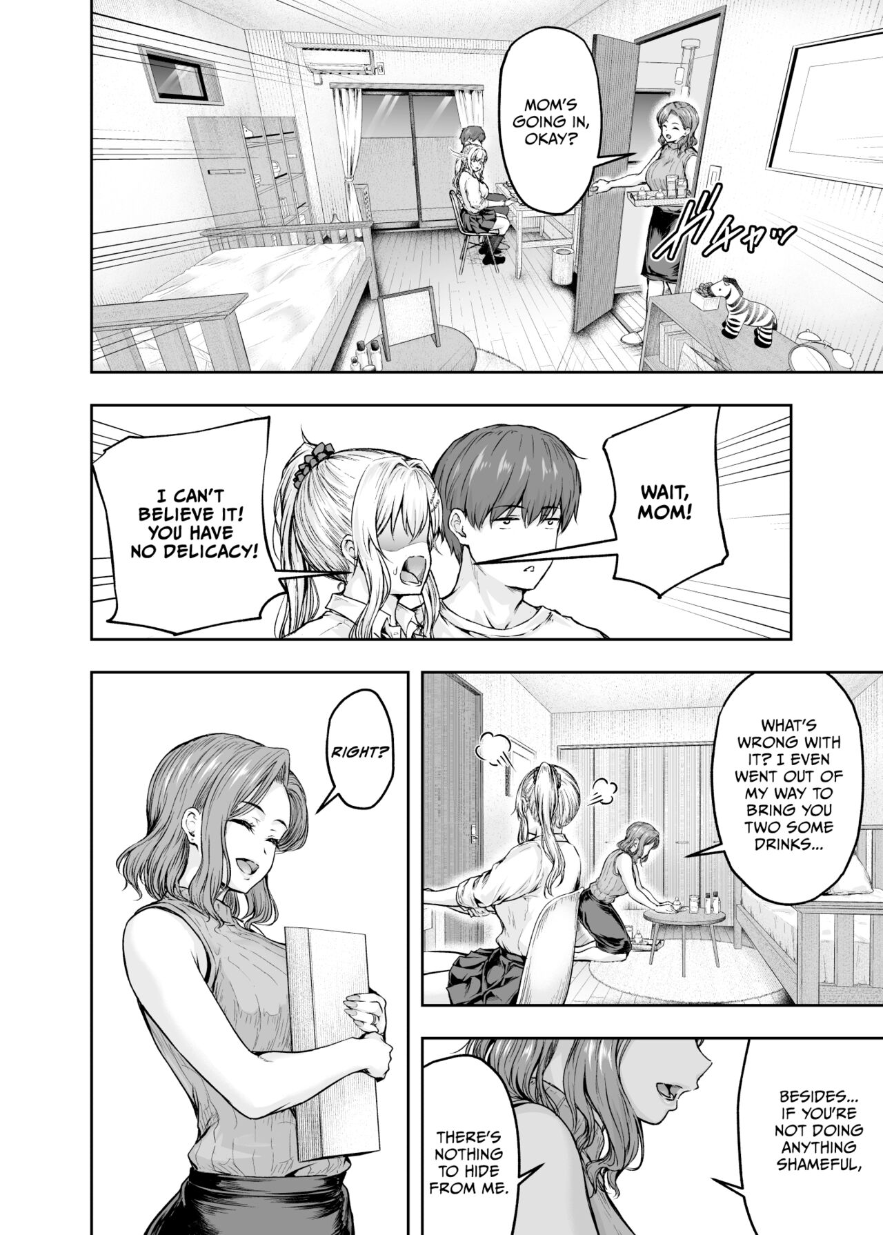 Mama ga Muchuu na Musume no Kareshi 1 - Kono Chinpo wa Kyouikujou Yoroshikunai node Mama ga Shori Shimasu. page 37